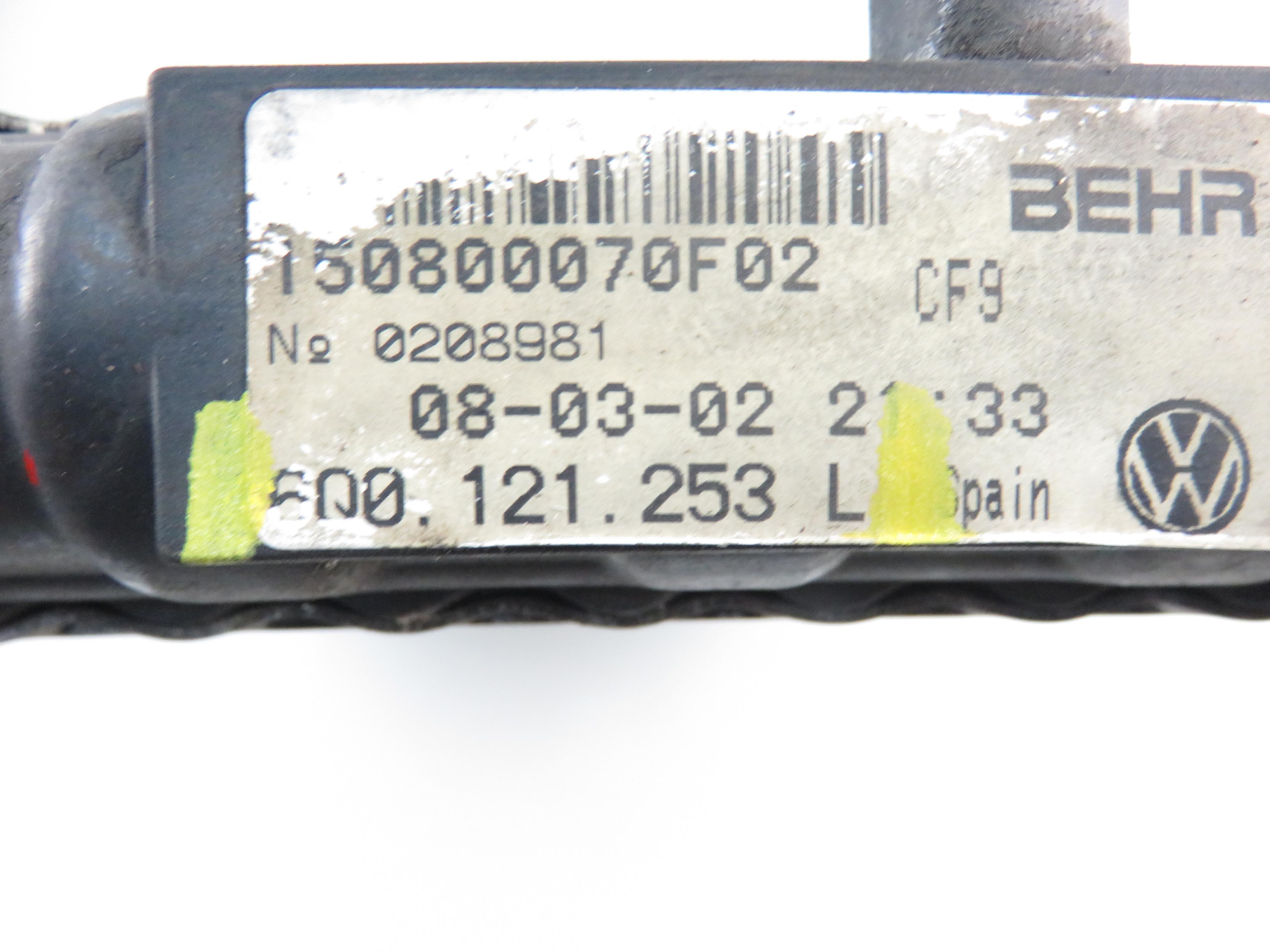 SKODA Fabia 1 generation  (2004-2007) Aušinimo radiatorius 6Q0121253L 17852564