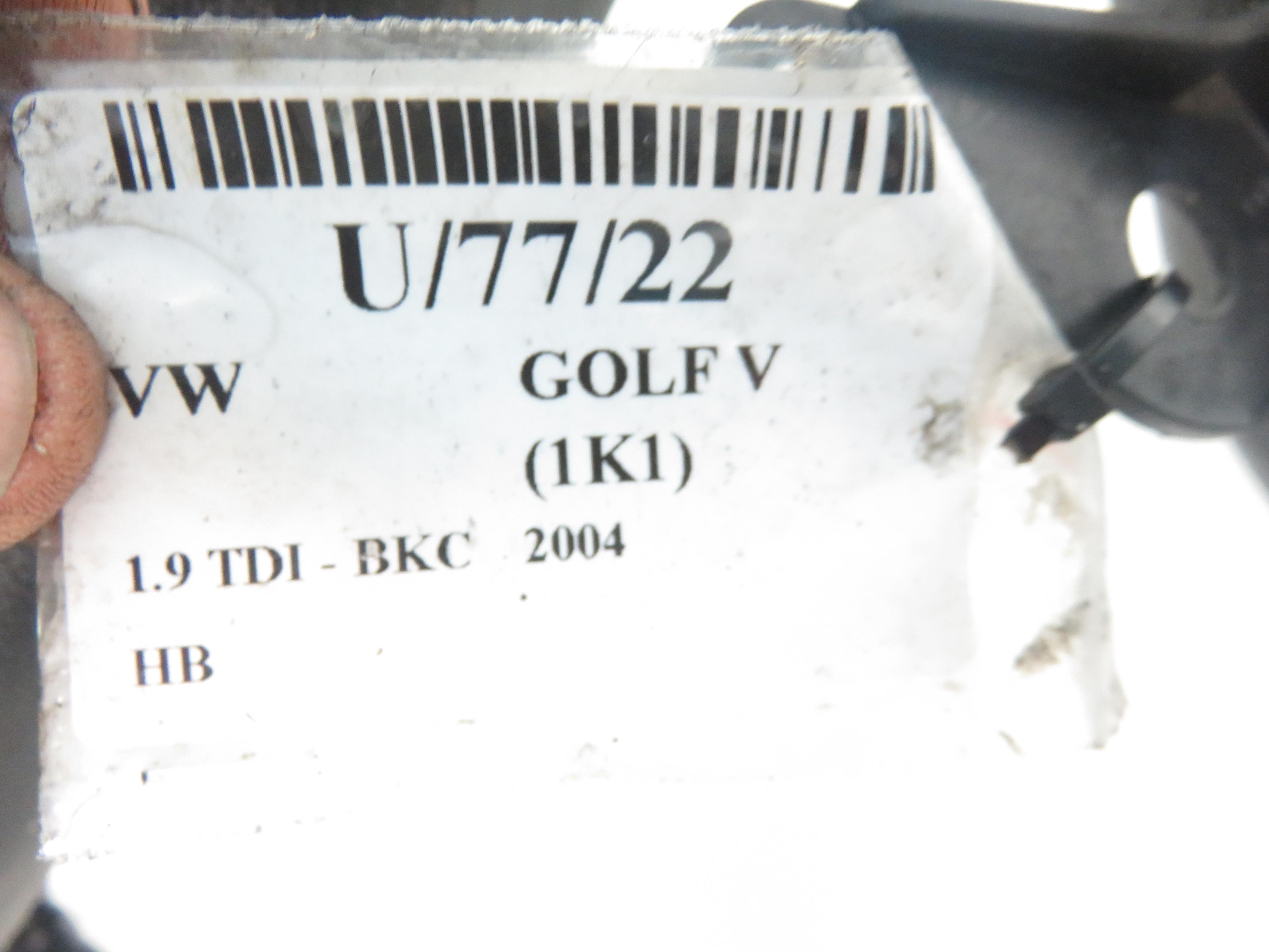 VOLKSWAGEN Golf 5 generation (2003-2009) Шланги подачи воздуха 1K0145762F 22022482