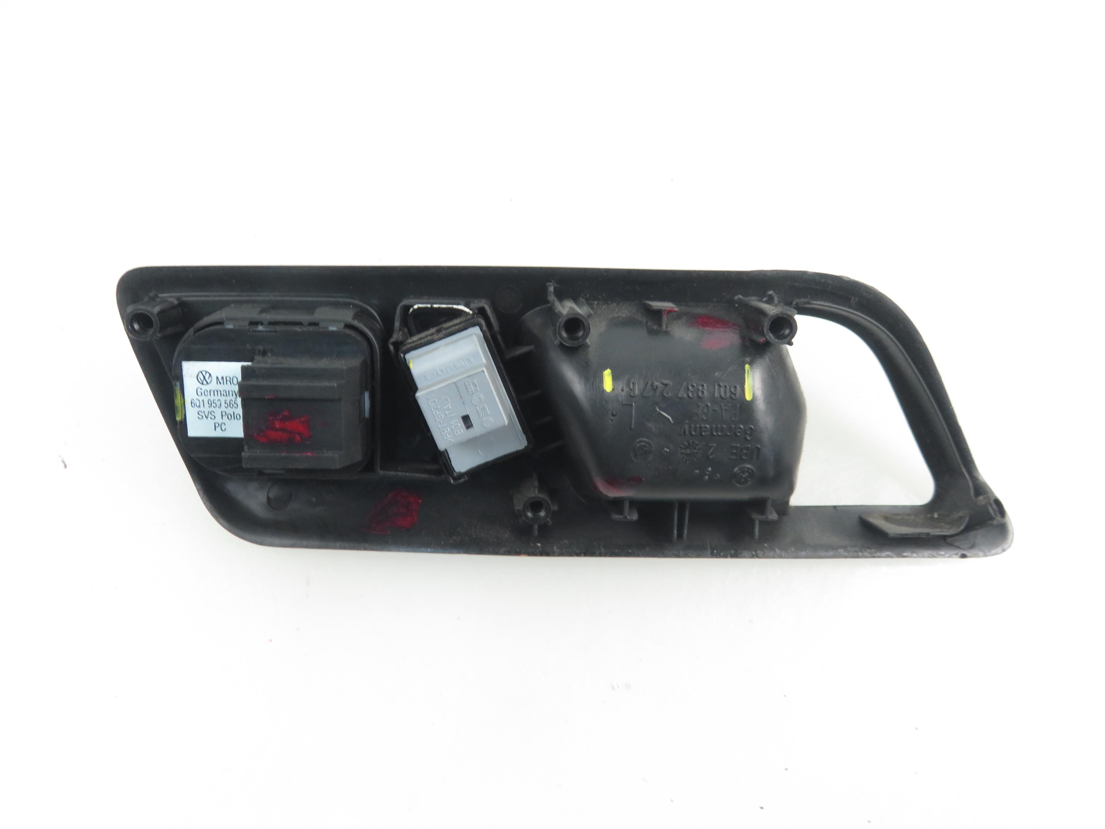 VOLKSWAGEN Polo 4 generation (2001-2009) Left Front Internal Opening Handle 6Q1837247G,6Q1959565H 21931130