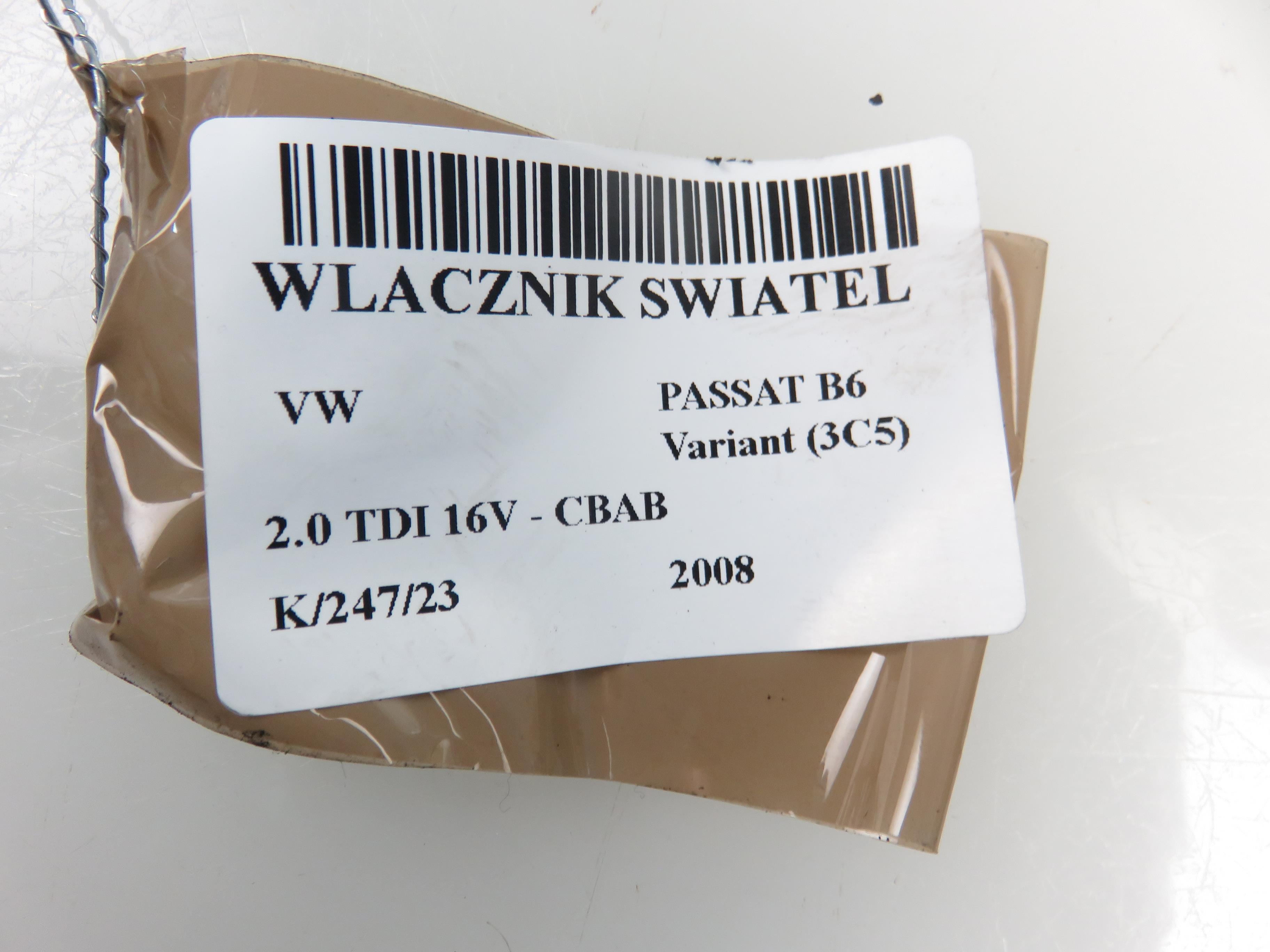 VOLKSWAGEN Passat Variant 1 generation (2010-2024) Переключатель света 1K0941431AS 21931442