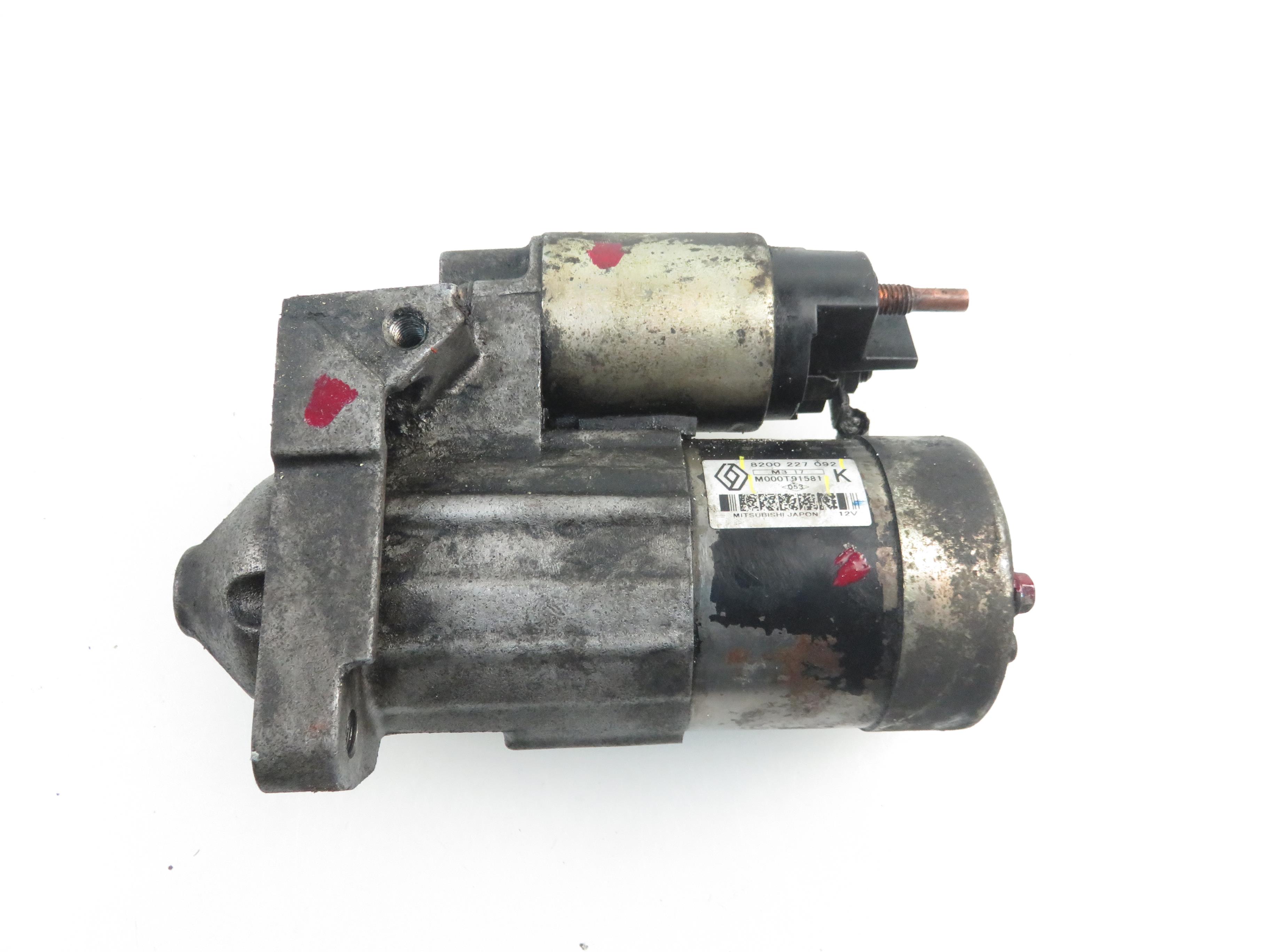 RENAULT Clio 2 generation (1998-2013) Starter Motor 8200227092, M000T91581 21230224