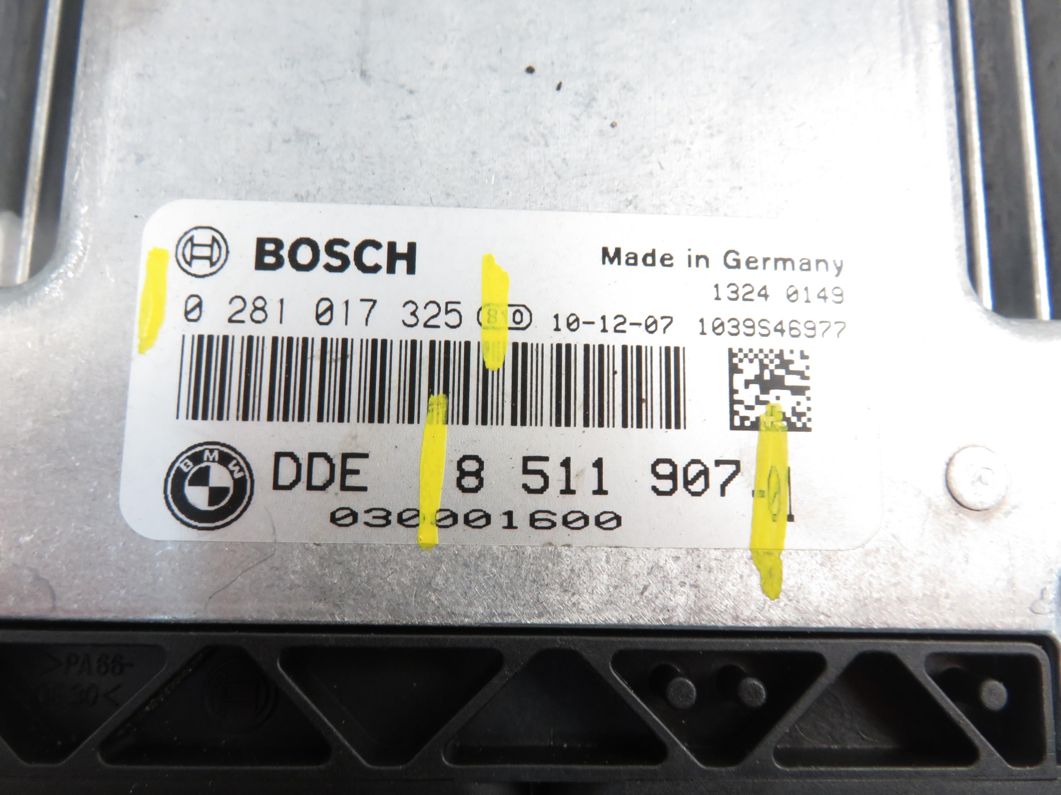 BMW 5 Series F10/F11 (2009-2017) Control Unit 0281017325, 8511907 21857706