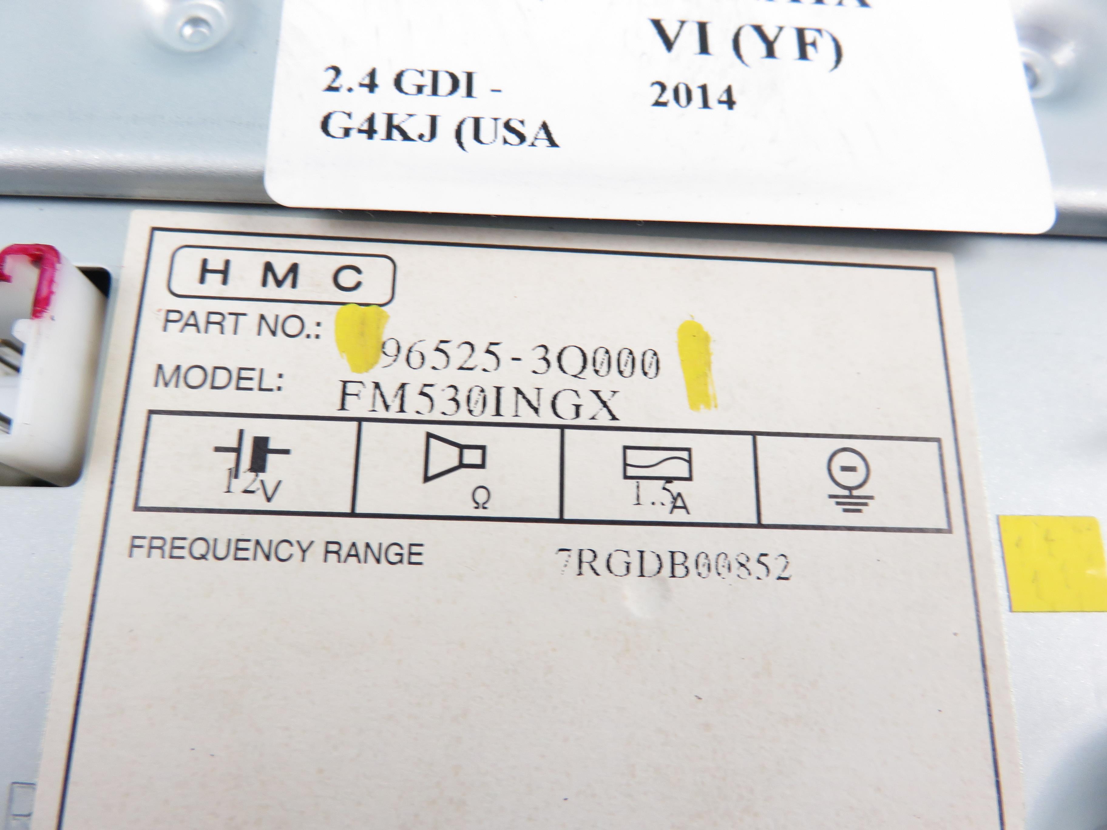 HYUNDAI Sonata 6 generation (2009-2014) Екран навигаций 965253Q000 17974264