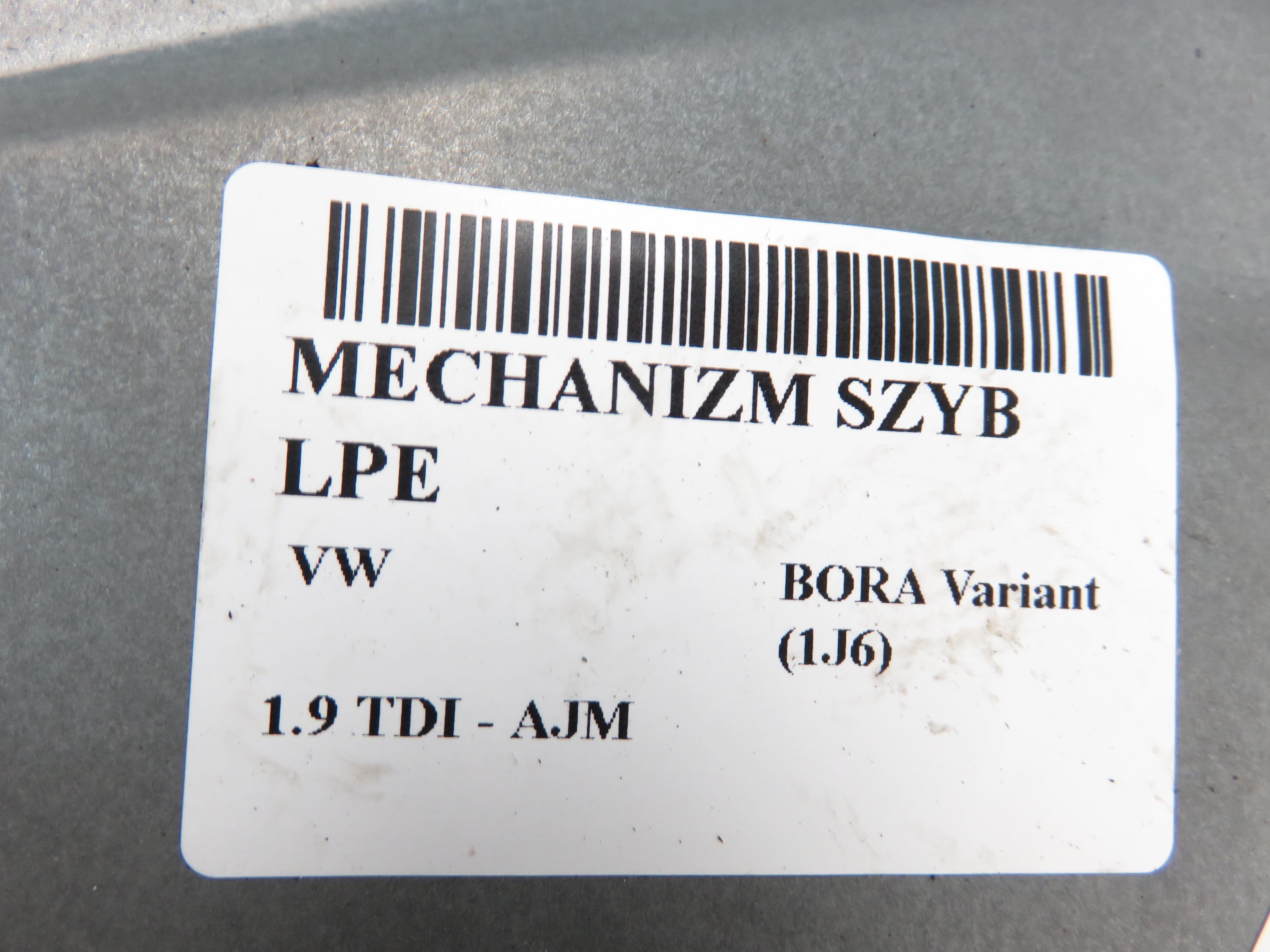 VOLKSWAGEN Bora 1 generation (1998-2005) Стеклоподъемник передней левой двери 1J4837729AA, 1J1959801C 22580152