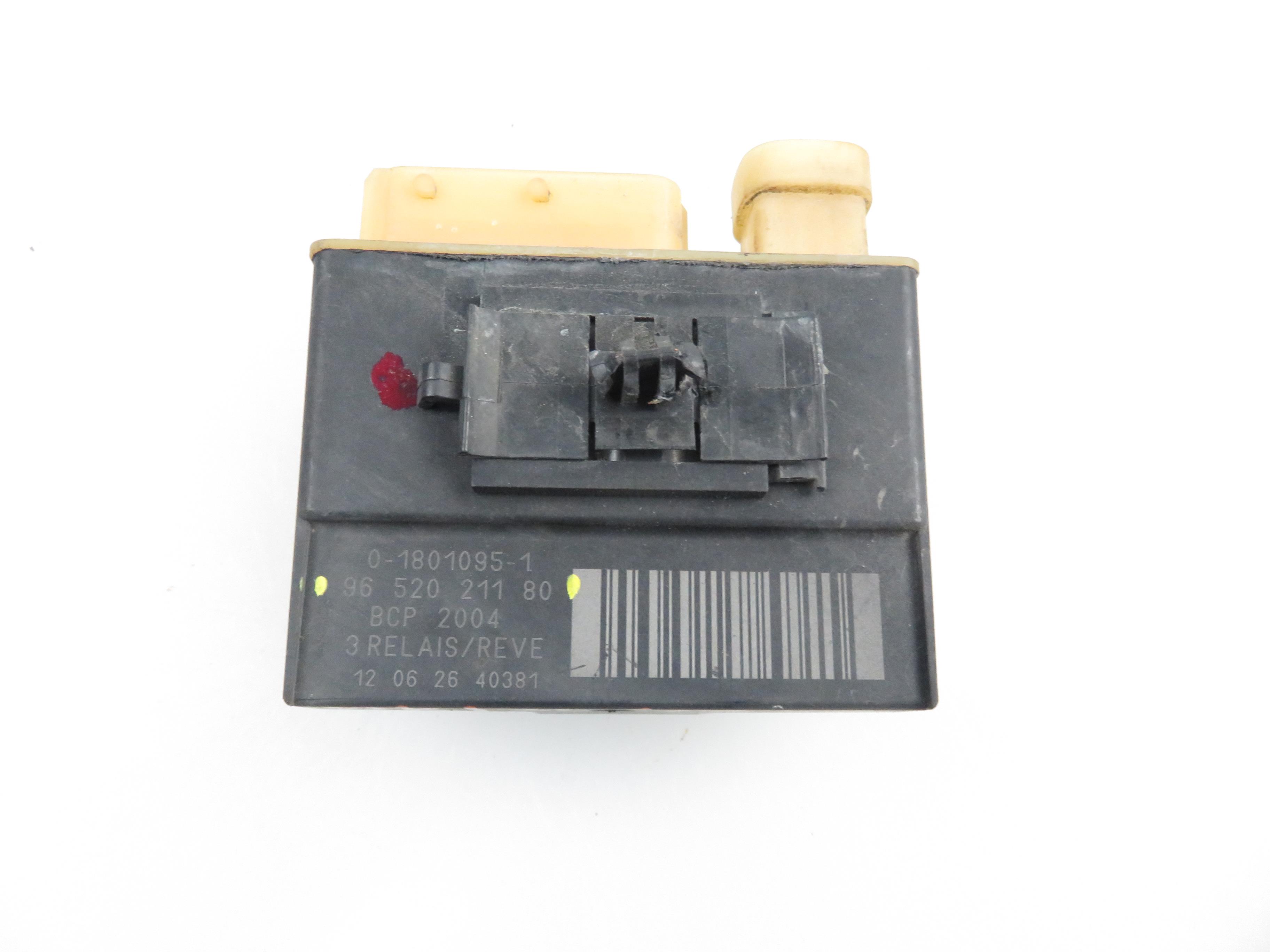 CITROËN C5 2 generation (2008-2017) Fan Relay 9652021180 21859899