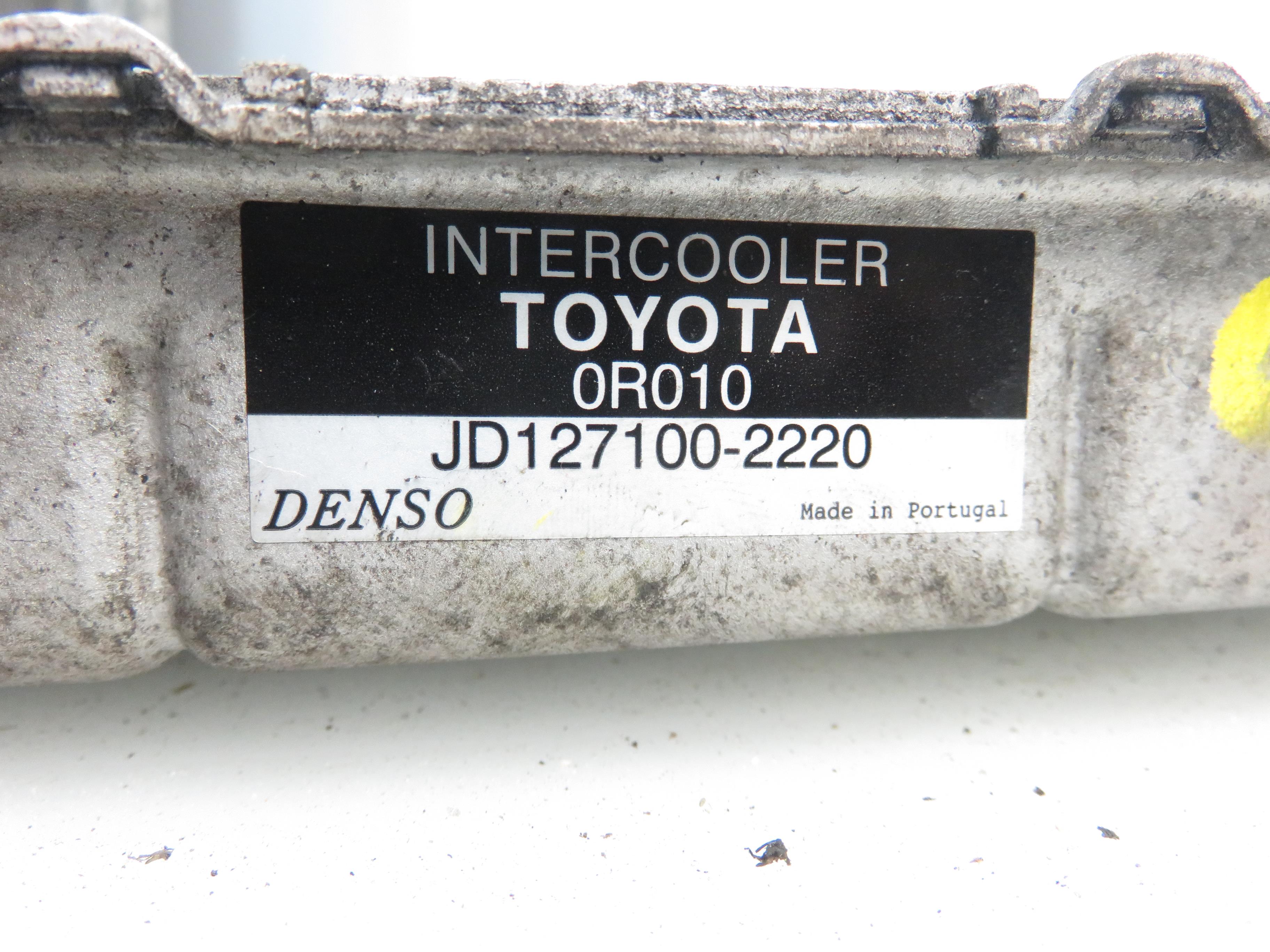 TOYOTA Avensis 2 generation (2002-2009) Радиатор интеркулера JD1271002220 22023493