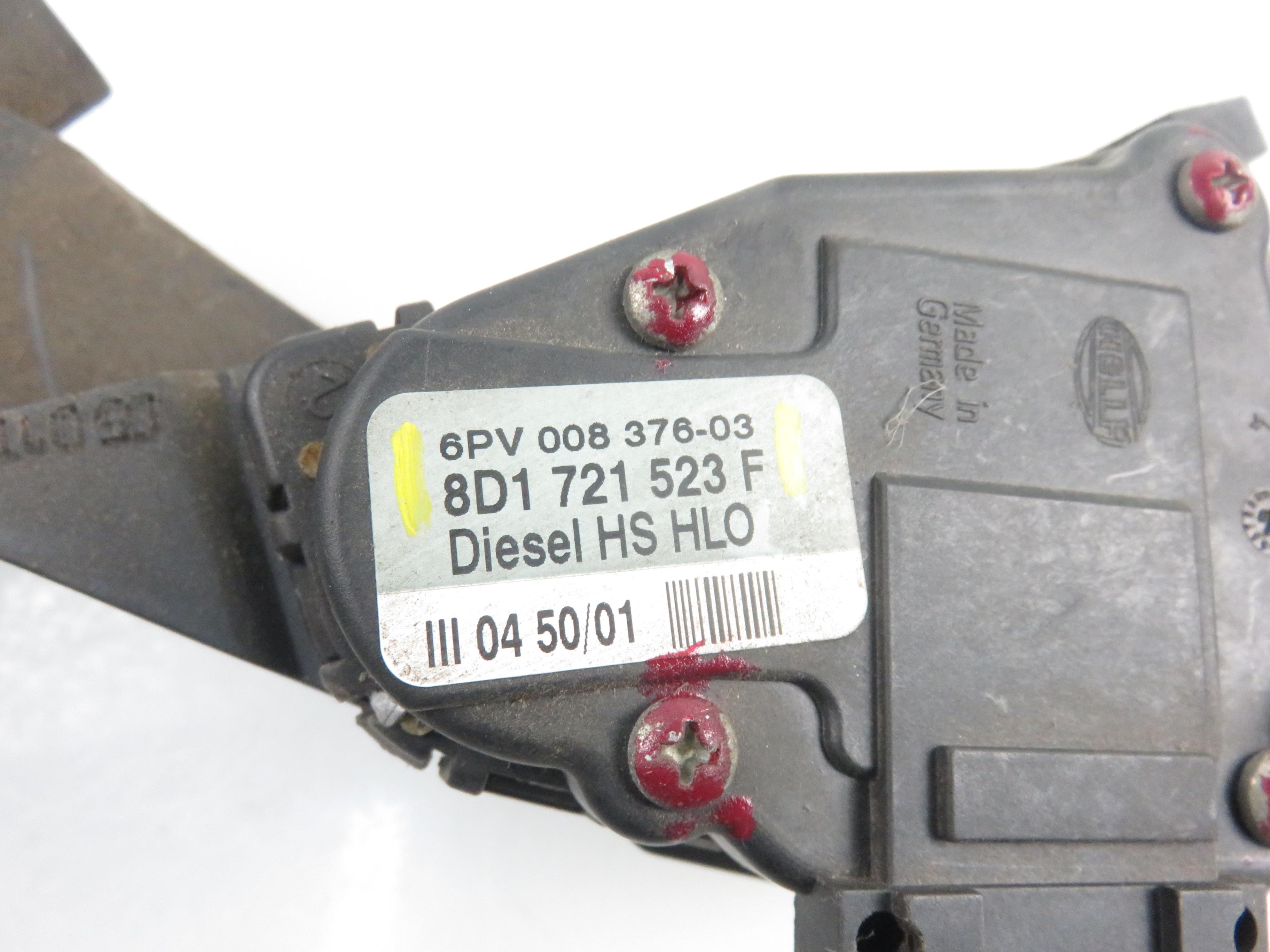 AUDI A4 B6/8E (2000-2005) Gaspedal 6PV00837603,8D1721523F 21837229