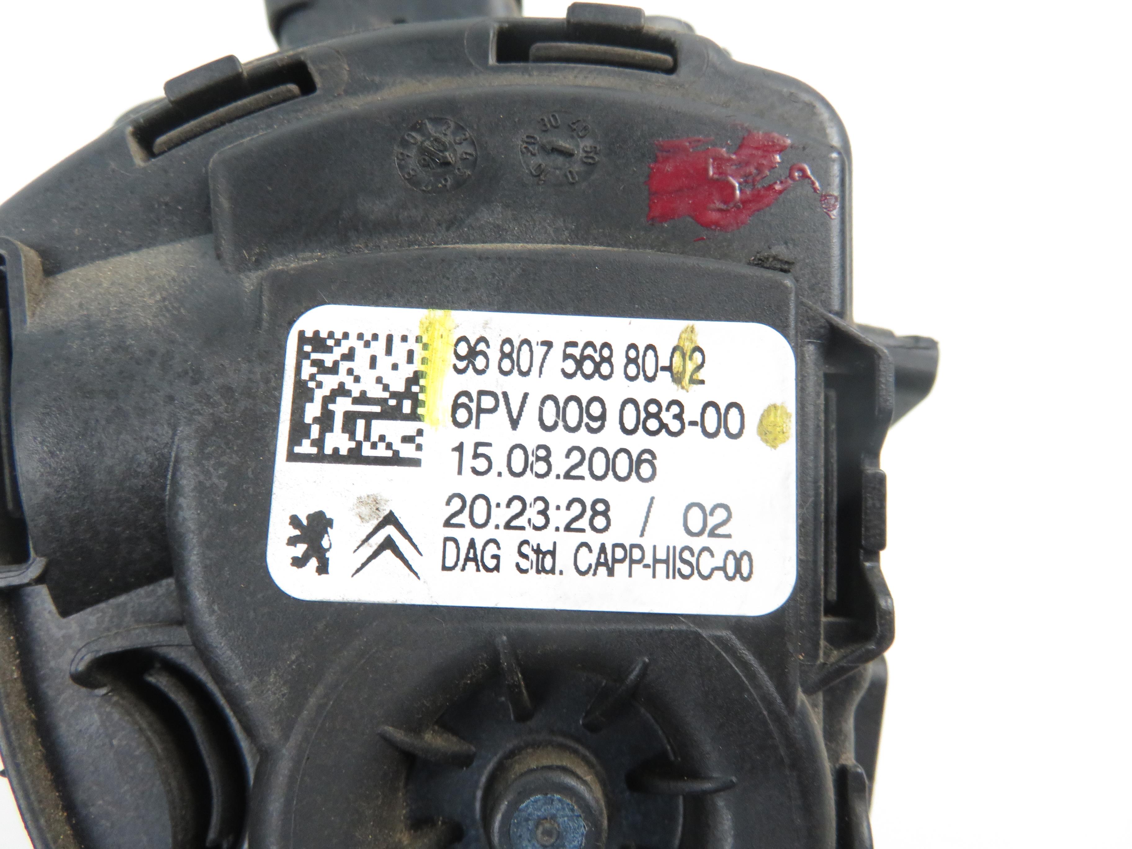 PEUGEOT 207 1 generation (2006-2009) Педаль газа 9680756880, 6PV00909300 20781273