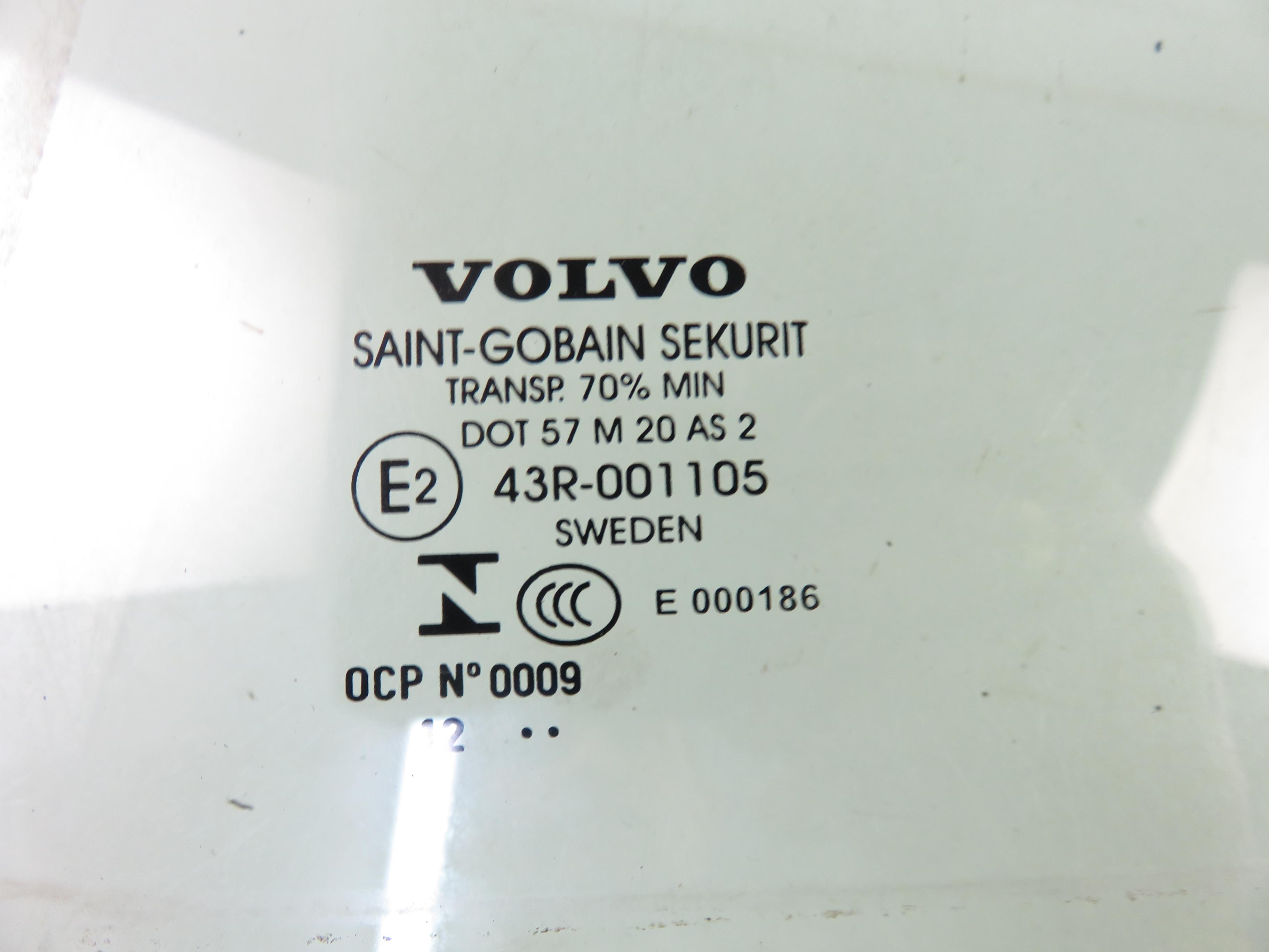 VOLVO V60 1 generation (2010-2020) Rear Left Door Window 18167342