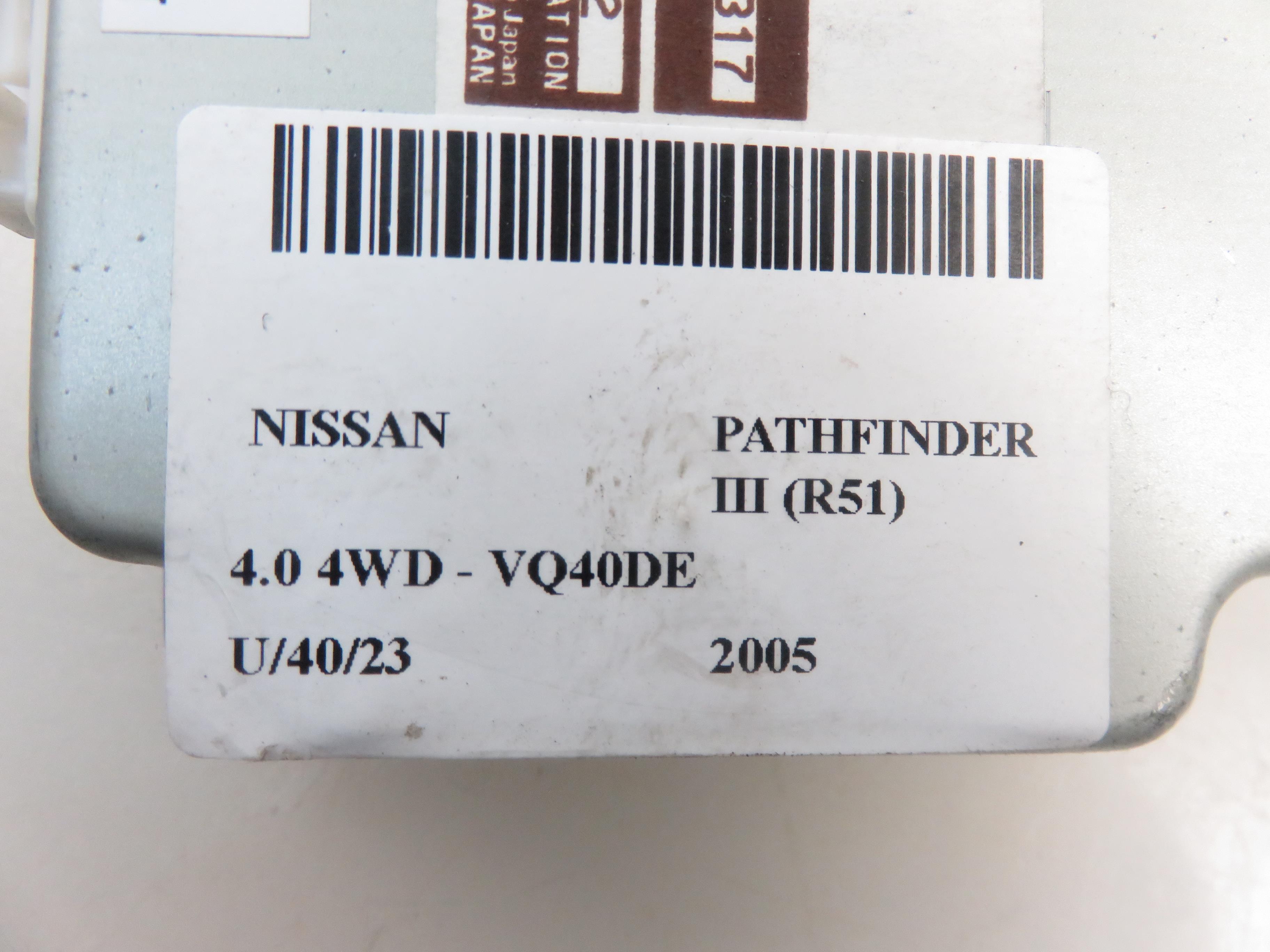 NISSAN Pathfinder R51 (2004-2014) Calculateur de traverse arrière 33084EA317 18318525