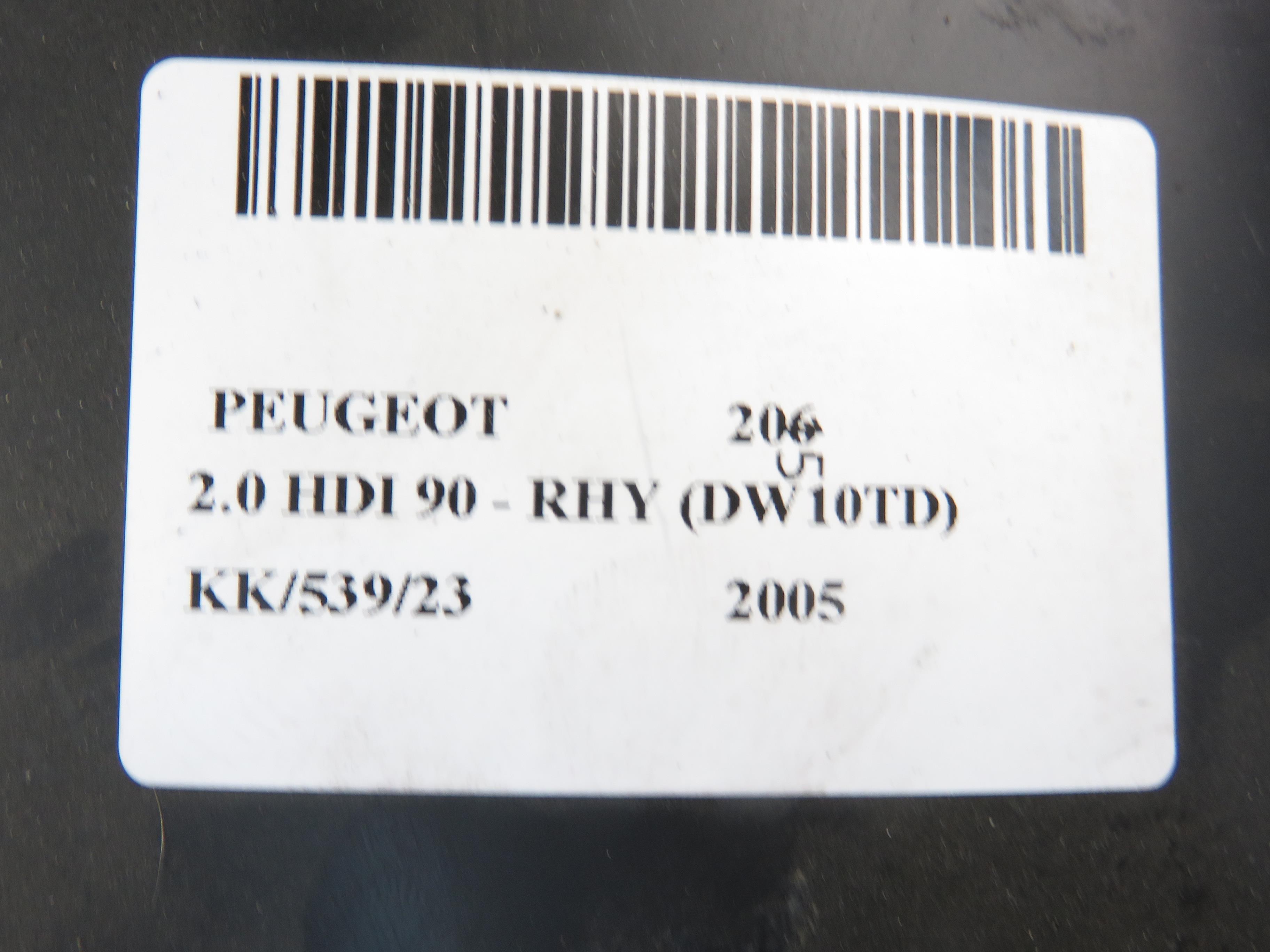 PEUGEOT 206 1 generation (1998-2009) Spidometras (Prietaisų skydelis) 9656696280 20241482