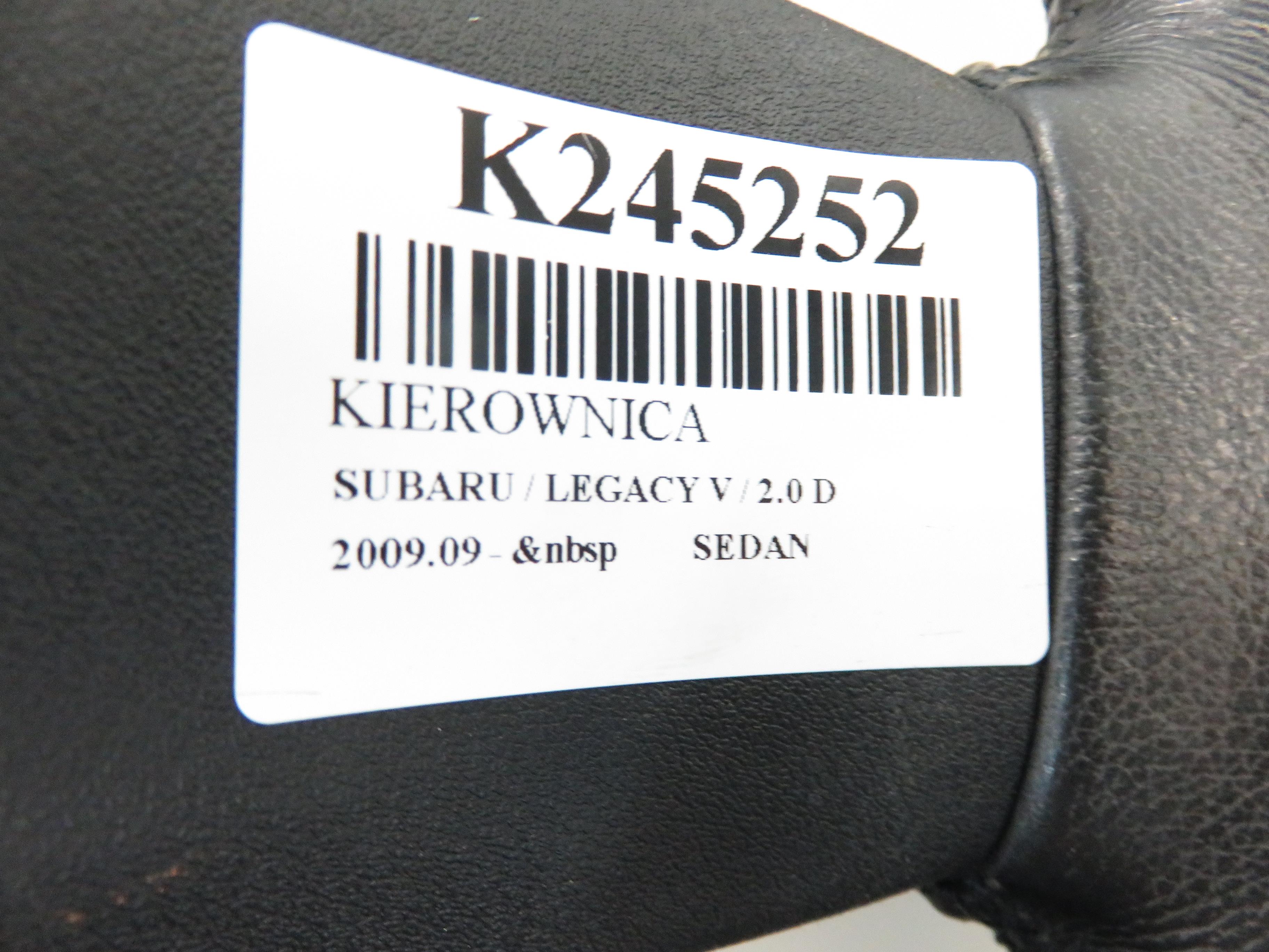 SUBARU Legacy 5 generation (2009-2015) Steering Wheel GS12003720 20240368