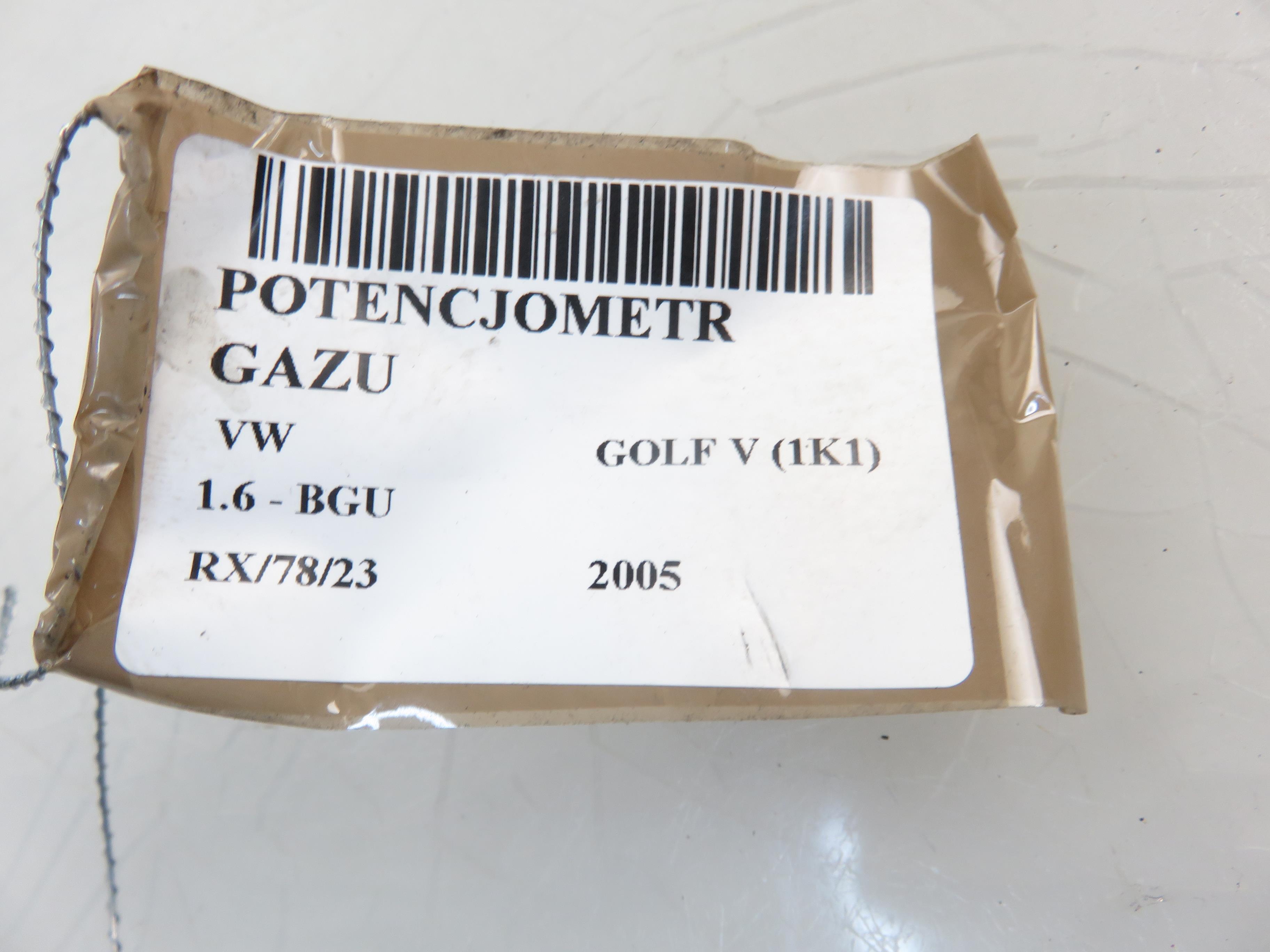 VOLKSWAGEN Golf 5 generation (2003-2009) Педаль газа 1K1721503L, 6PV00860000 21930969