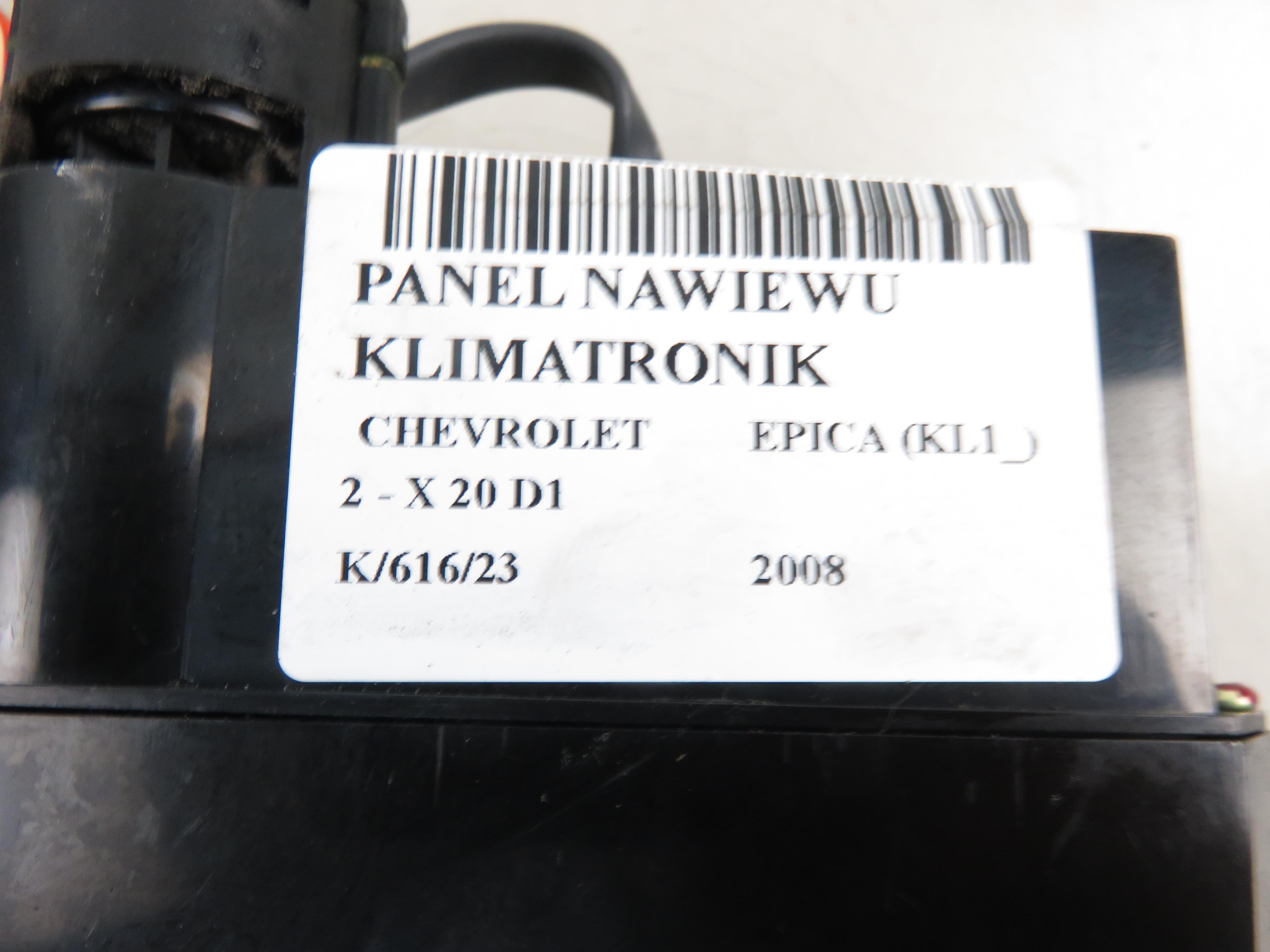 CHEVROLET Epica 1 generation (2006-2012) Klímaszabályozó egység 96637897 21929632