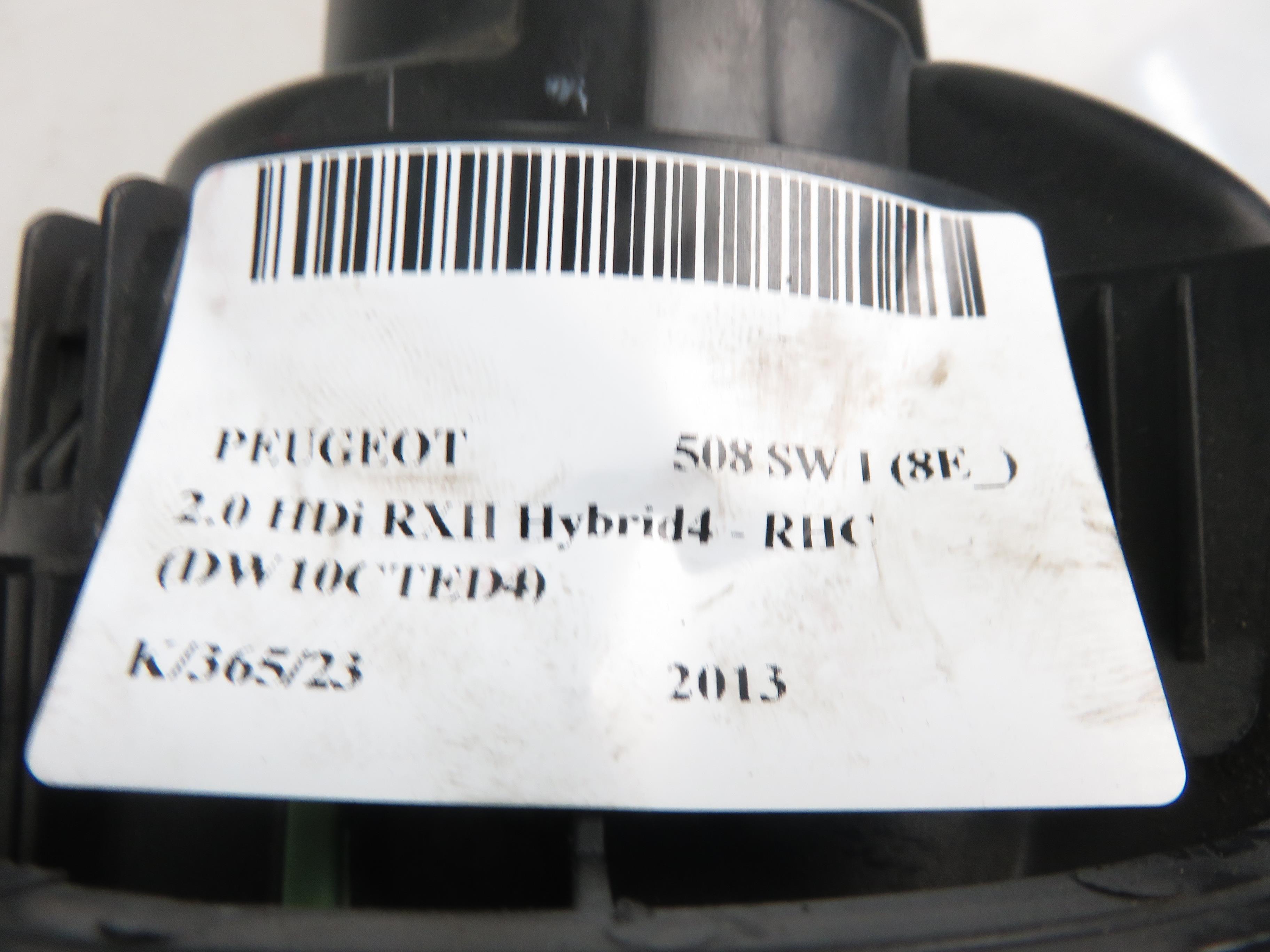 PEUGEOT 508 1 generation (2010-2020) Реле вентилятора печки салона T1013001UE 20240569