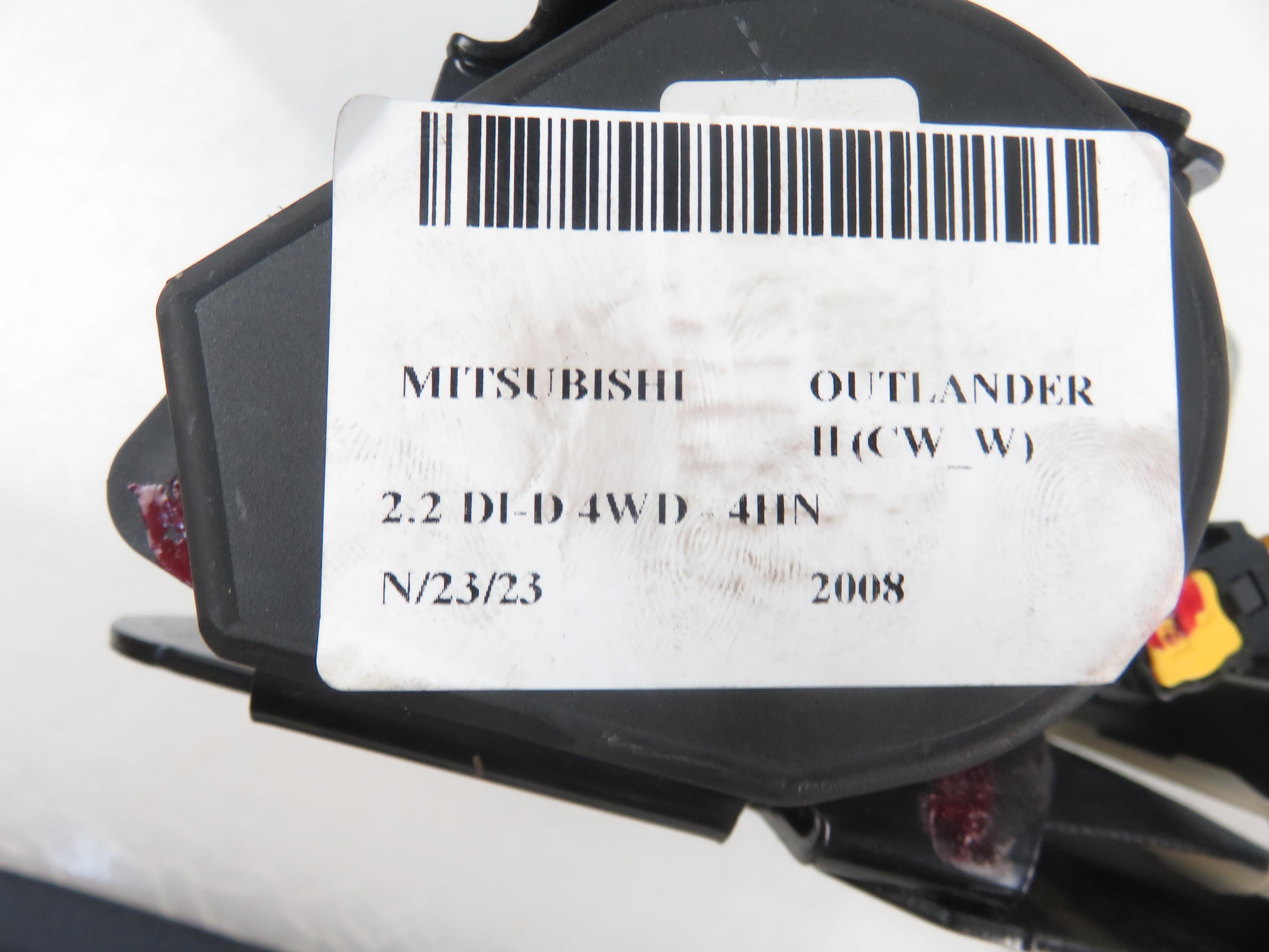 MITSUBISHI Outlander 2 generation (2005-2013) Front Right Seatbelt 604675800A 20350350