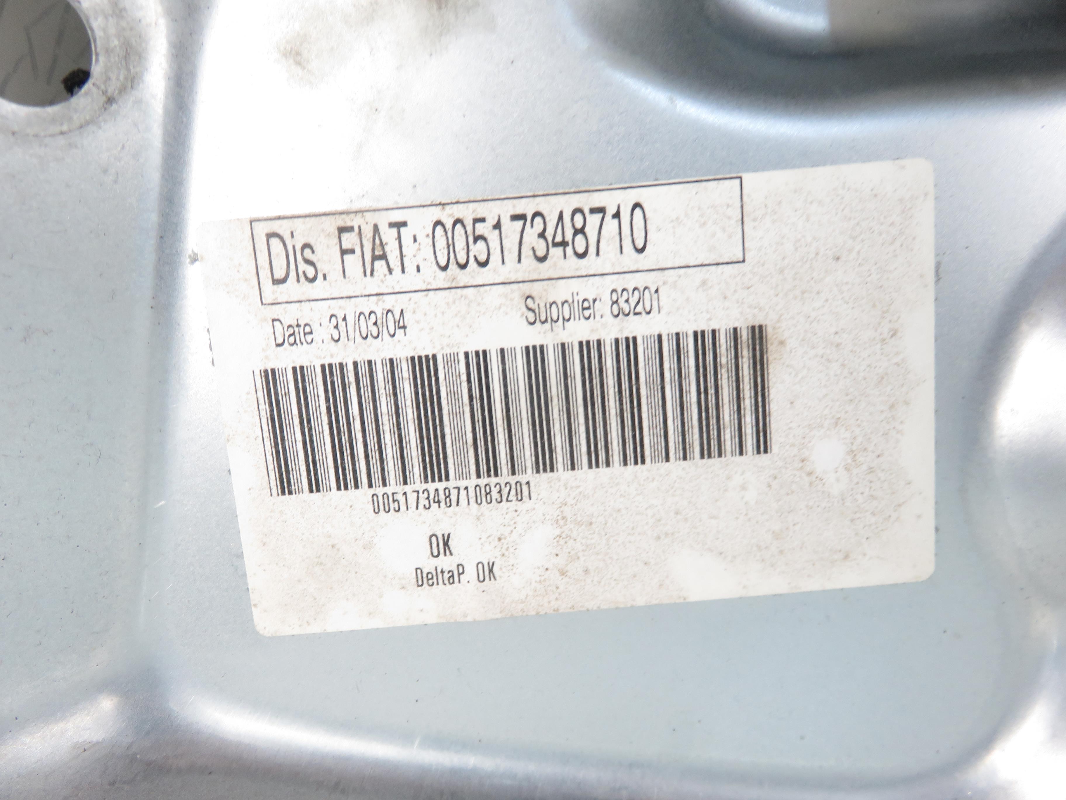 FIAT Idea 1 generation (2003-2020) Främre höger dörrfönsterhiss 517348710, 46842418 20418839