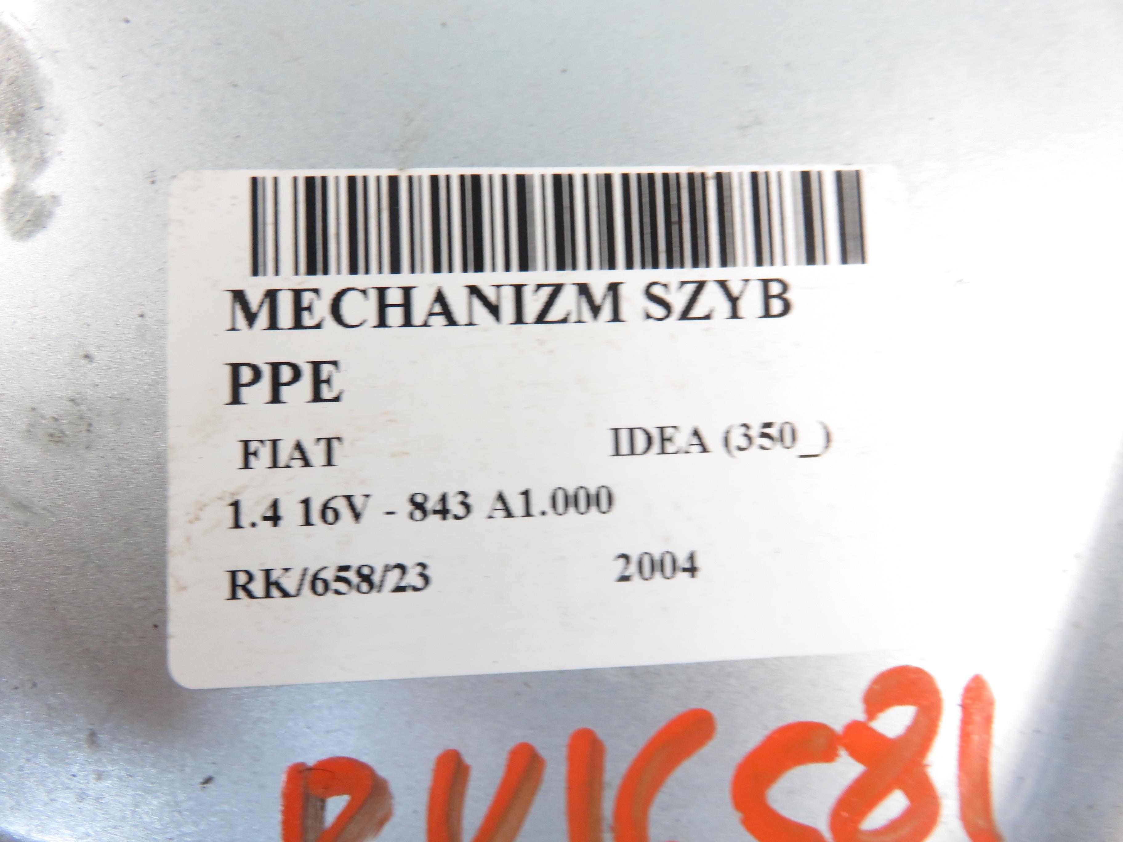 FIAT Idea 1 generation (2003-2020) Främre höger dörrfönsterhiss 517348710, 46842418 20418839