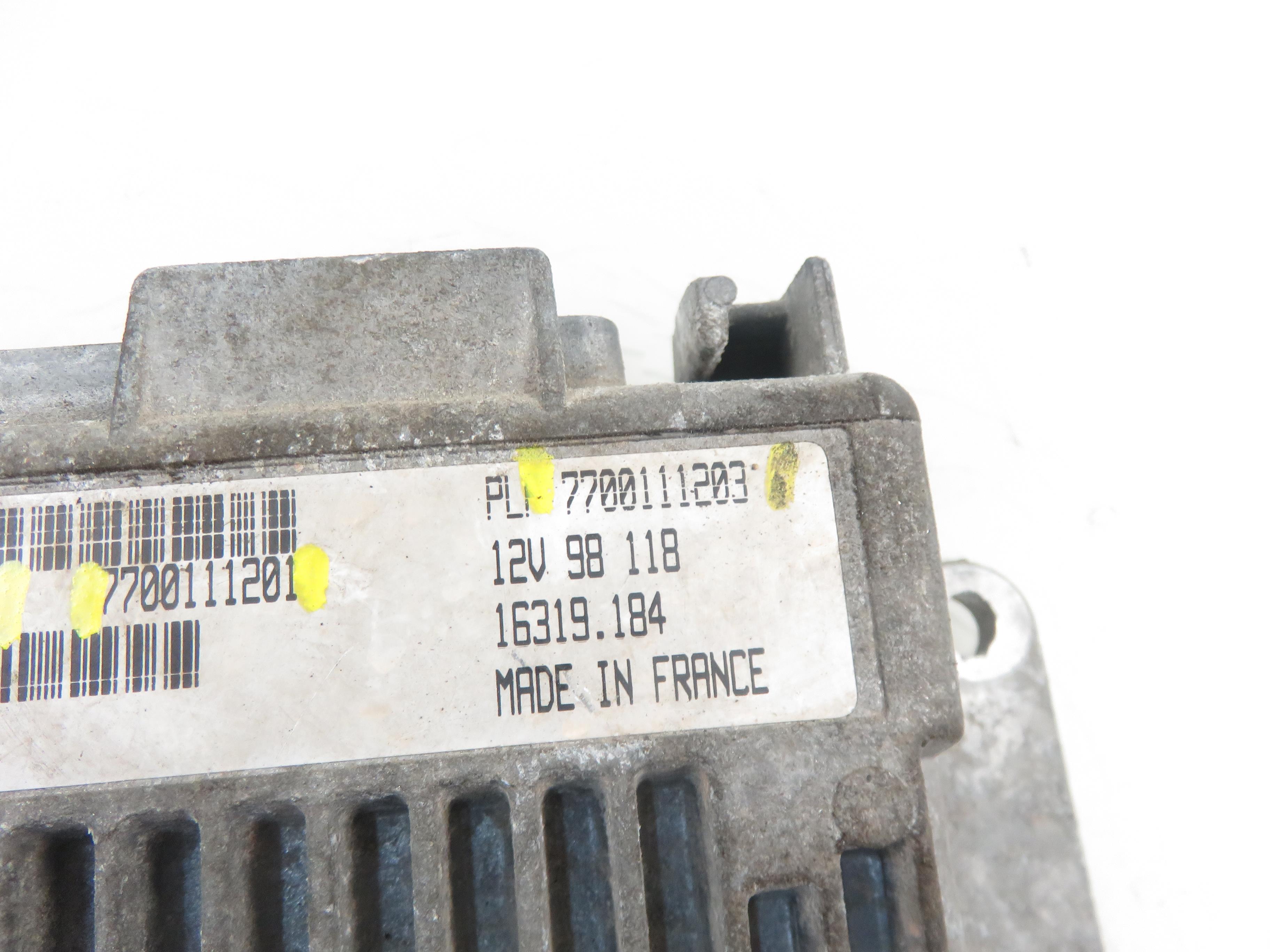 RENAULT Clio 1 generation (1990-1998) Control Unit 7700111203, 7700111201, 7700868294 20781544