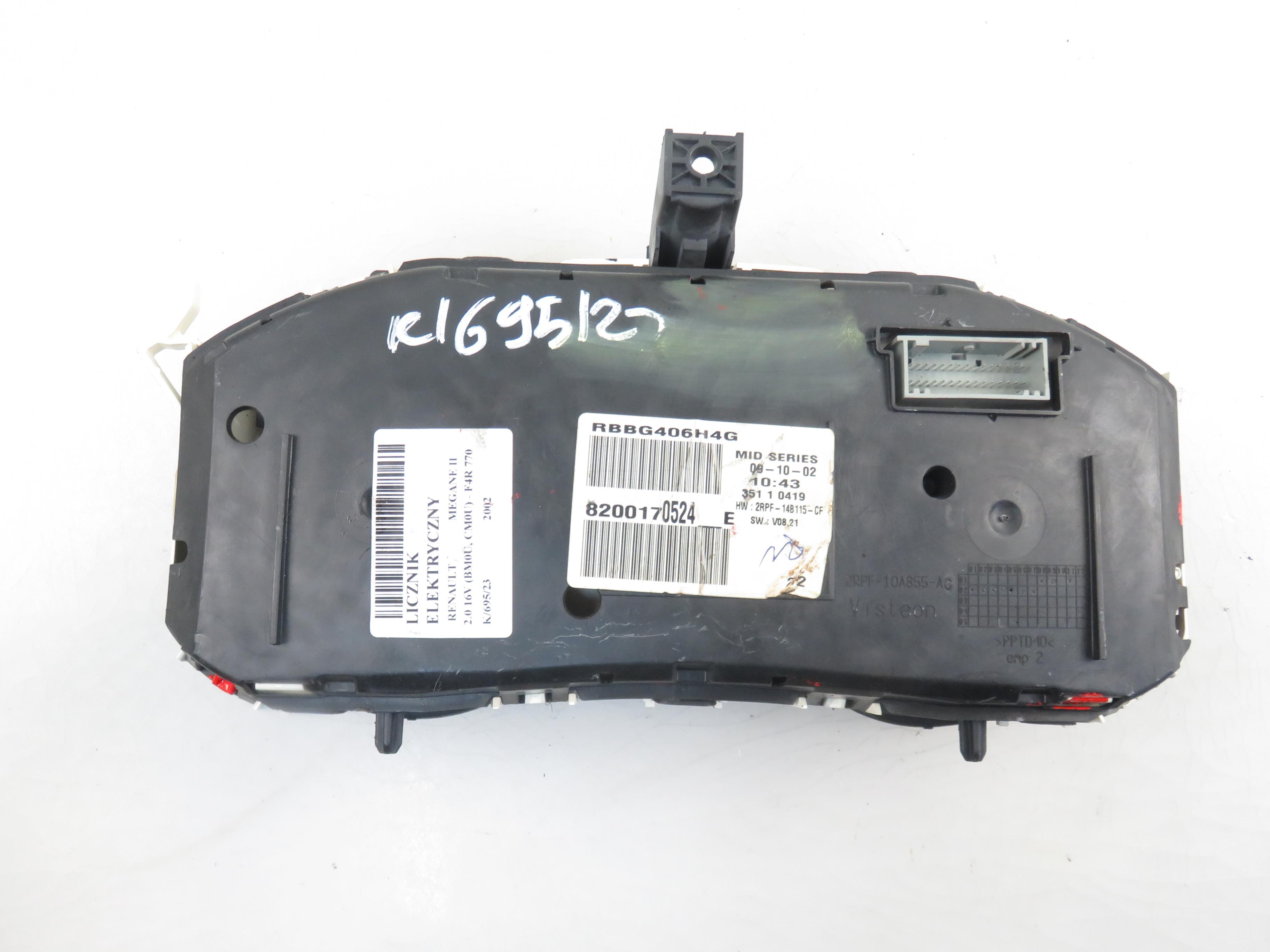 RENAULT Megane 1 generation (1995-2003) Speedometer 8200170524E 21230949