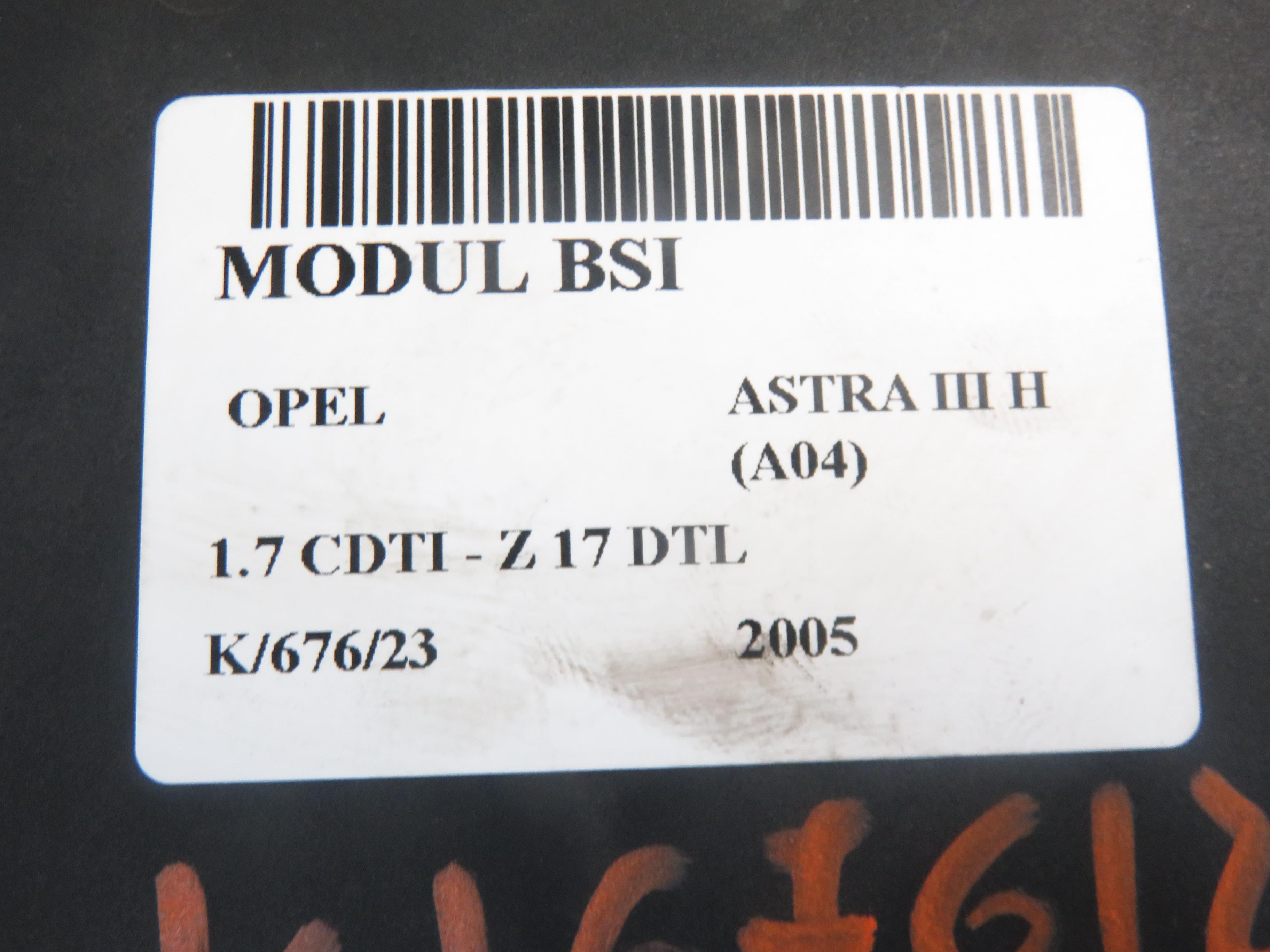OPEL Astra H (2004-2014) Komforto valdymo blokas 13206762HK, 5DK00866932 21230591