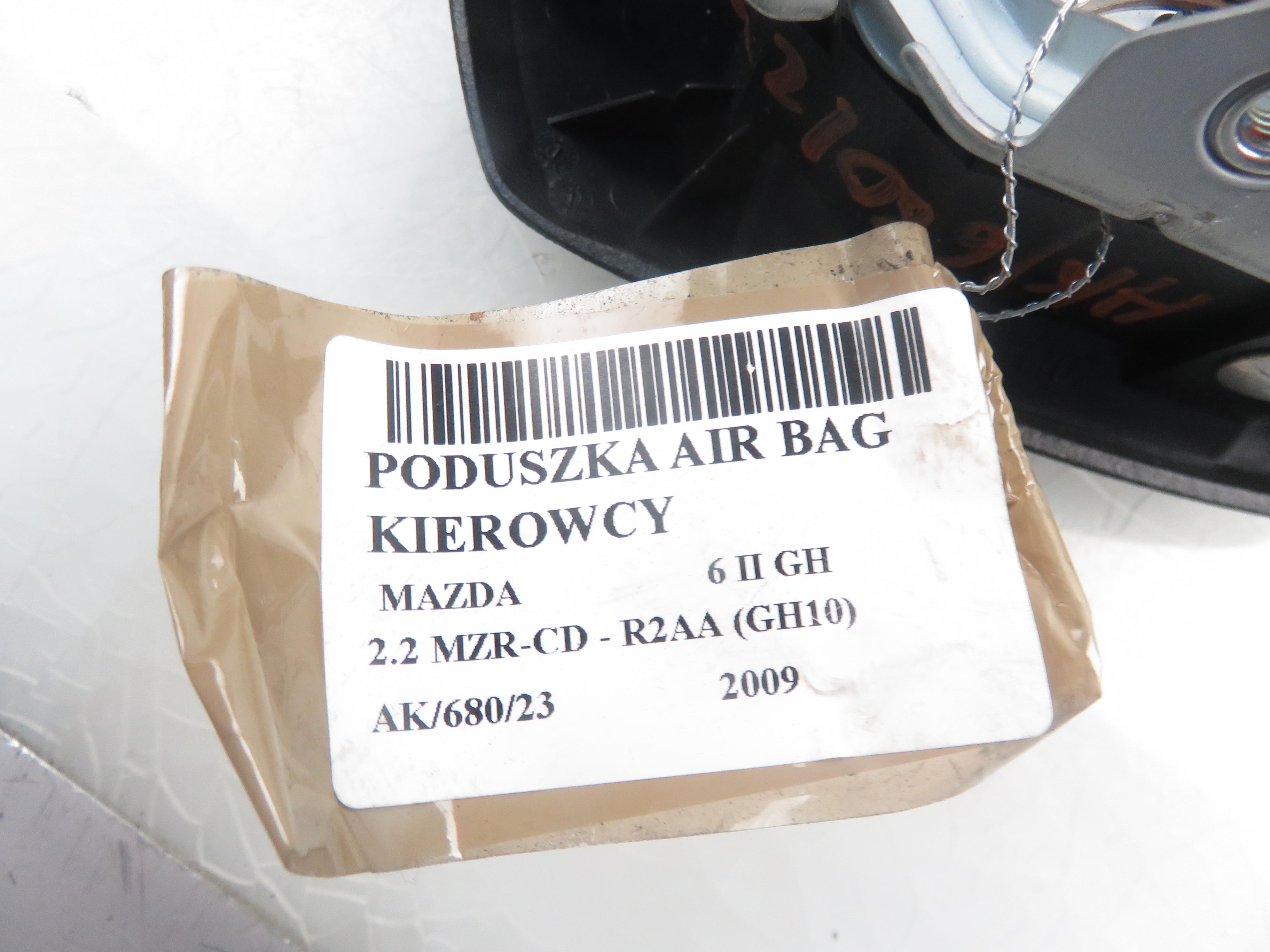 MAZDA 6 GH (2007-2013) Vairo oro pagalvė (SRS) GS1D66938A 20576061