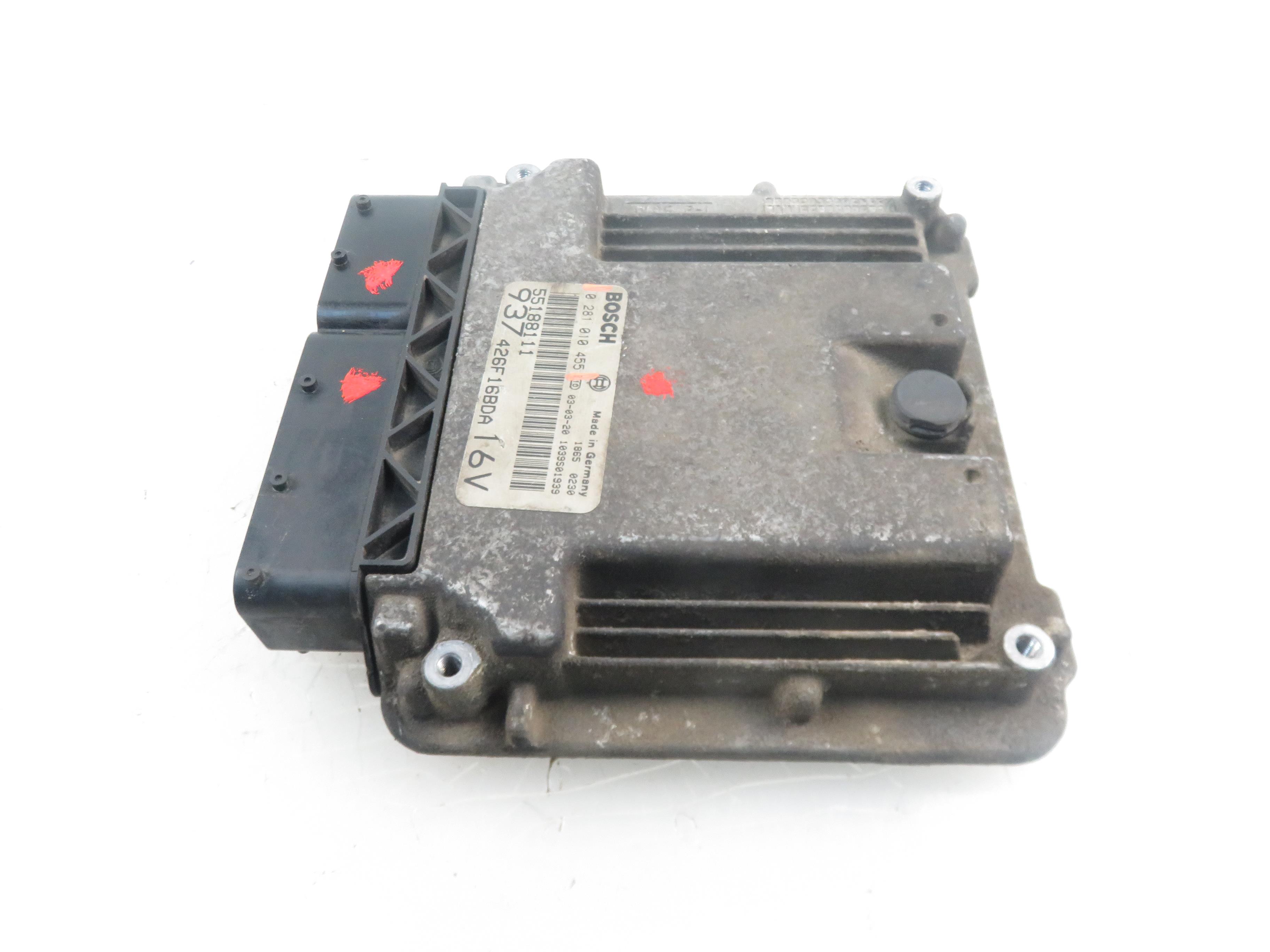 ALFA ROMEO 147 1 generation (2000-2010) Control Unit 0281010455, 55188111 21838114