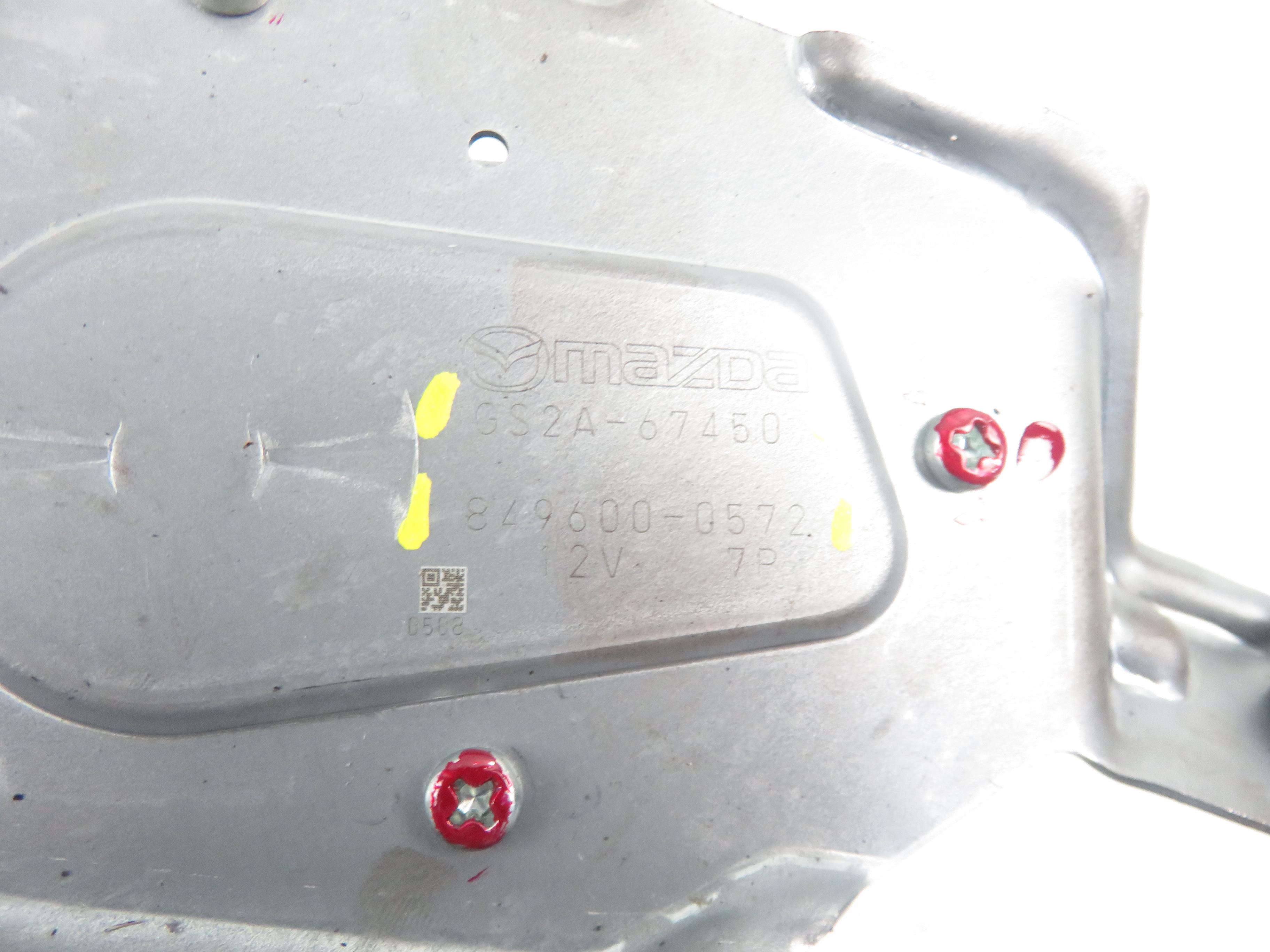MAZDA 6 GH (2007-2013) Galinio dangčio (bagažinės) valytuvo varikliukas 8496000572, GS2A67450 20781489