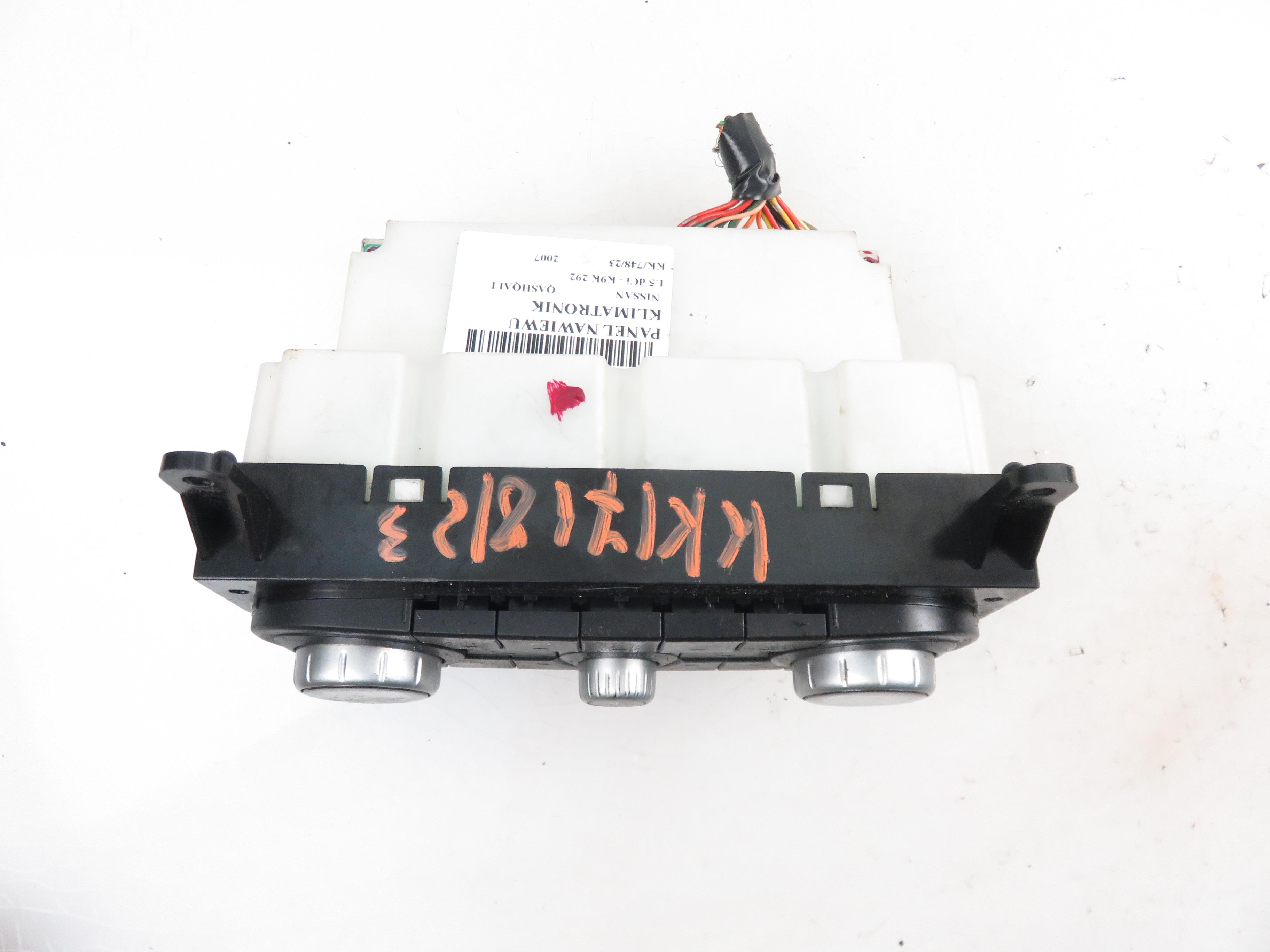 NISSAN Qashqai J10 (2006-2013) Climate  Control Unit 27500JD45A 20781117