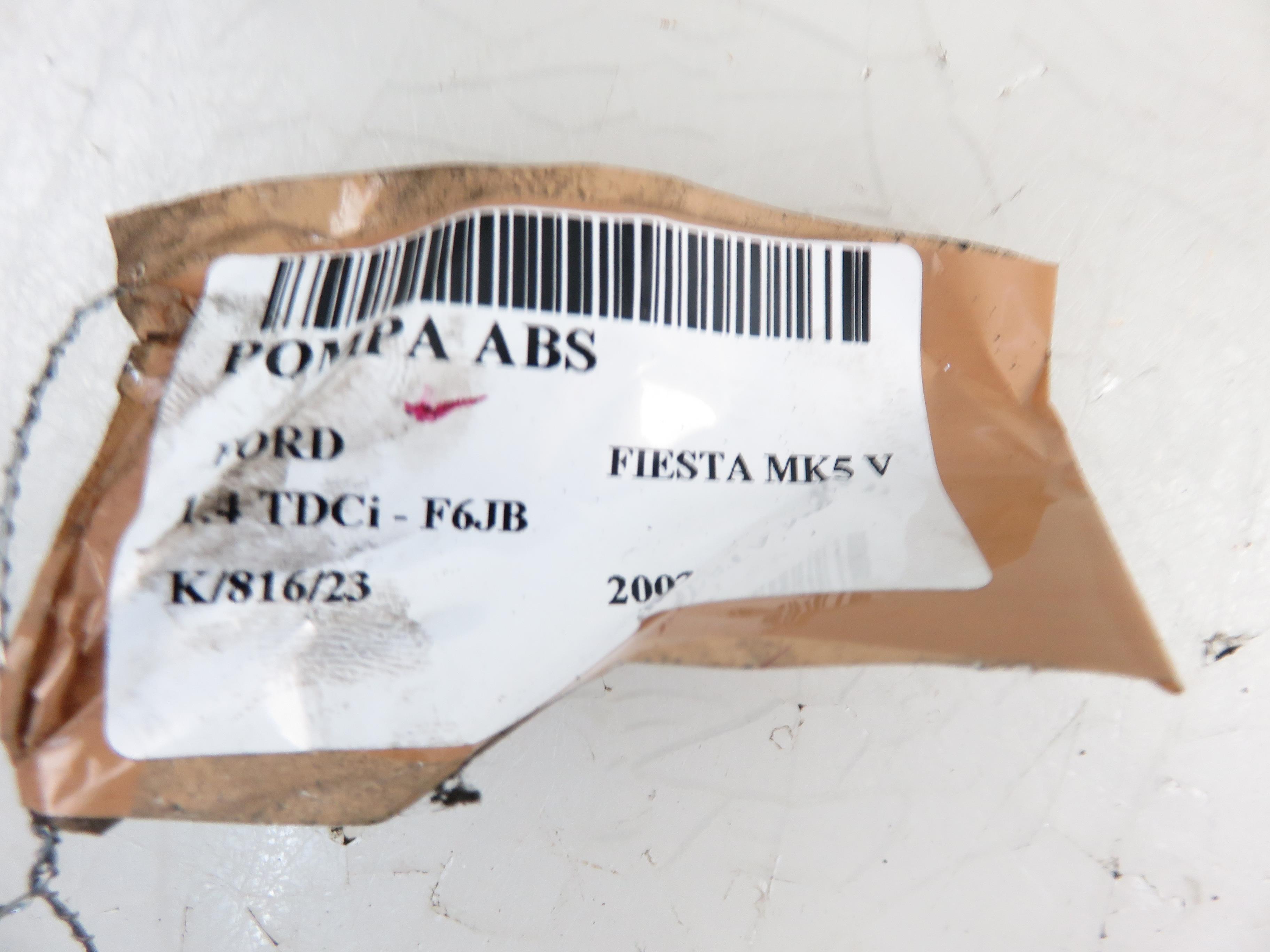 FORD Fiesta 5 generation (2001-2010) ABS blokas 2S612M110CD, D351437A0Z01, 10096001003 20682479