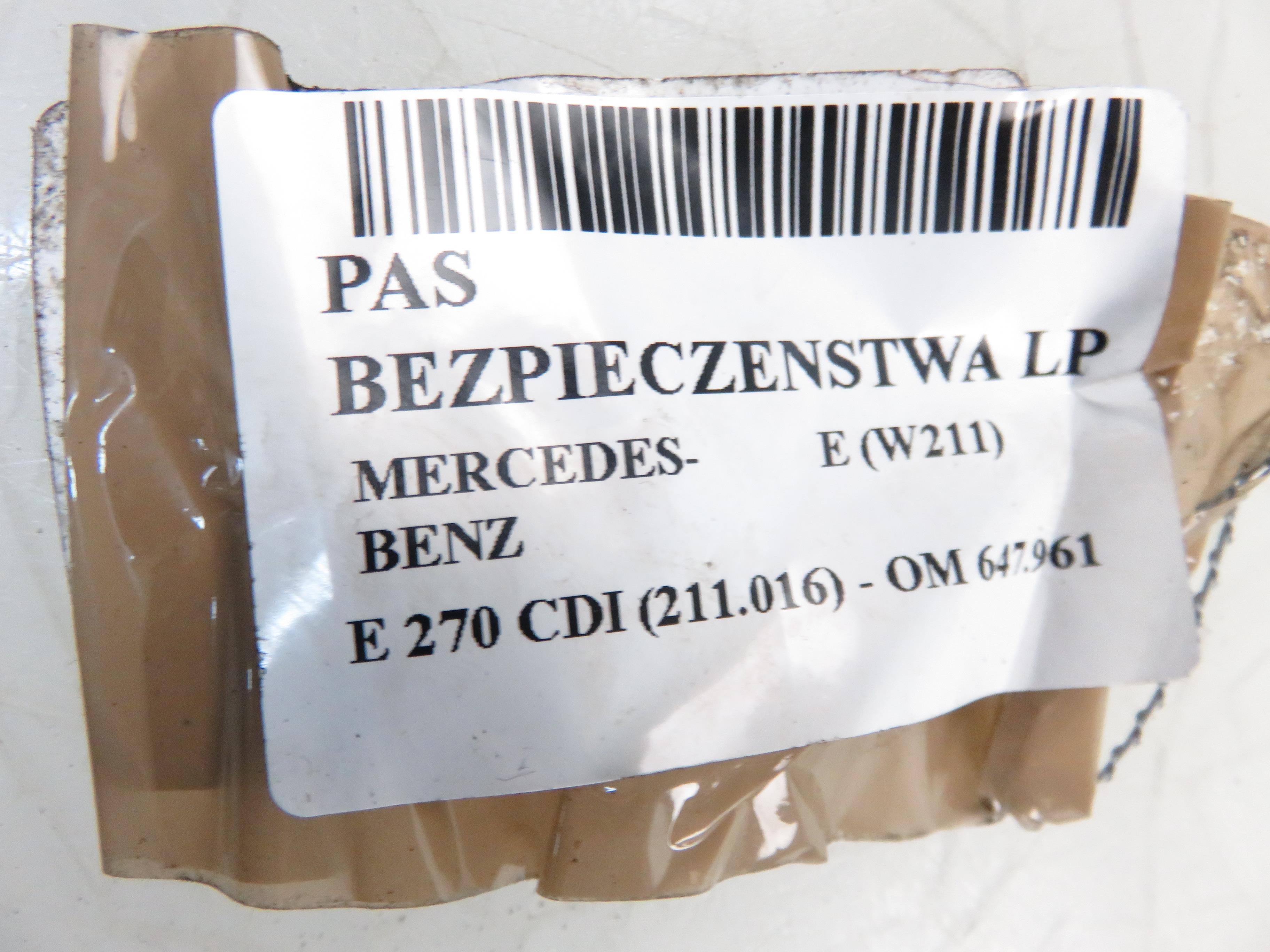 MERCEDES-BENZ E-Class W211/S211 (2002-2009) Bal első biztonsági öv 561014701 20728295