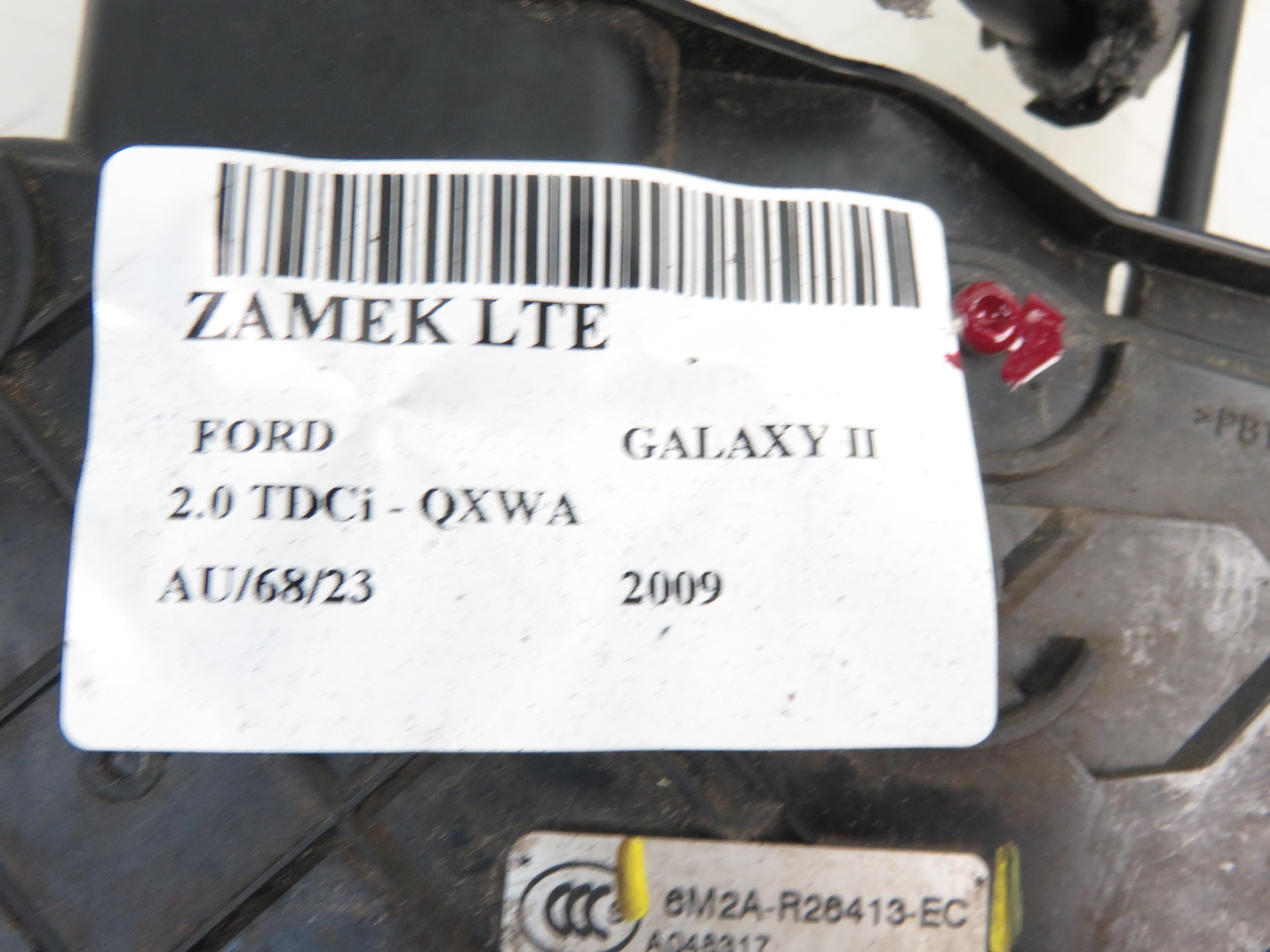 FORD Galaxy 2 generation (2006-2015) Galinių kairių durų spyna 6M2AR26413EC 20781022