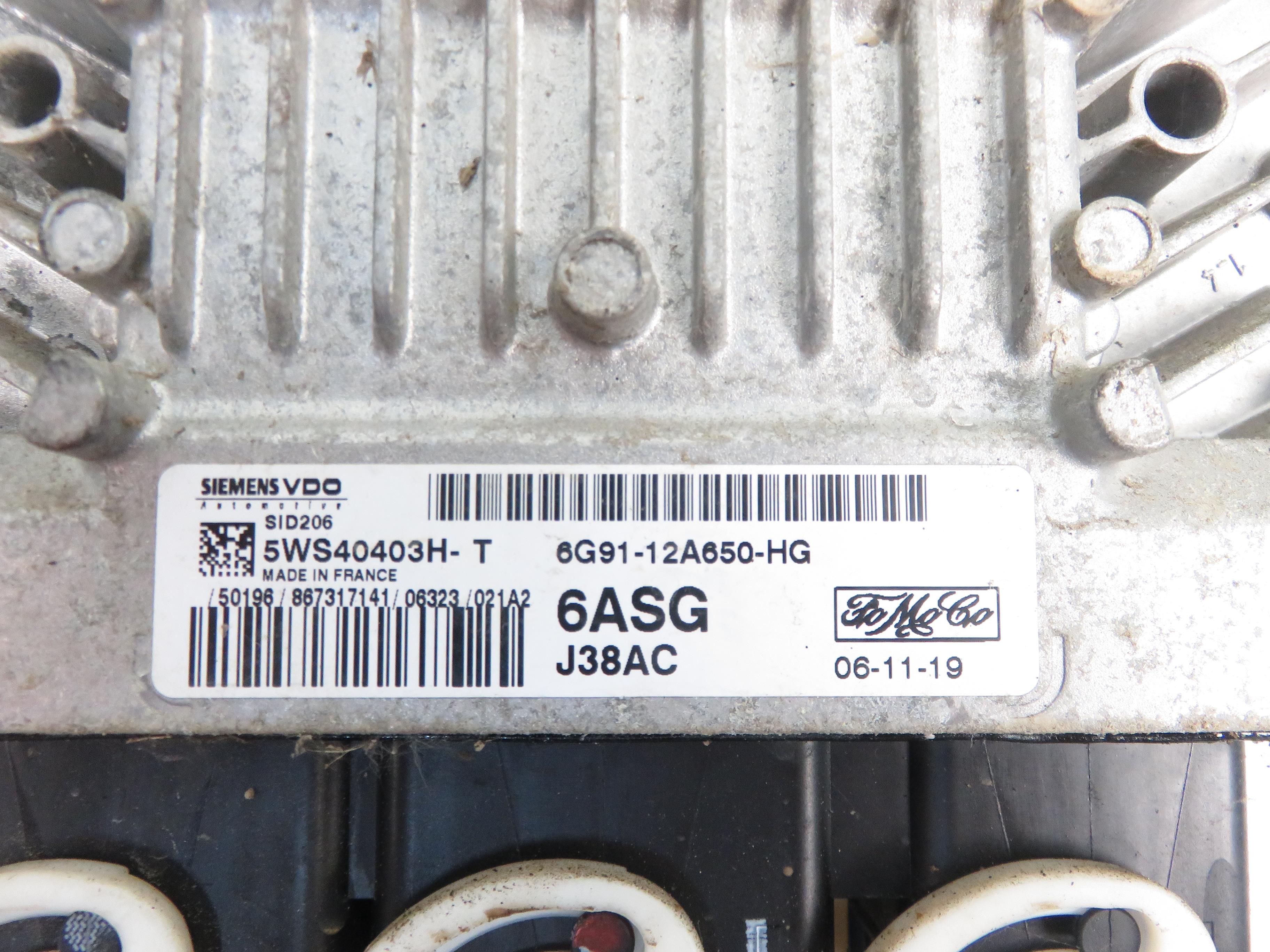 FORD S-Max 1 generation (2006-2015) Ohjausyksikkö 6G9112A650HG 20687350