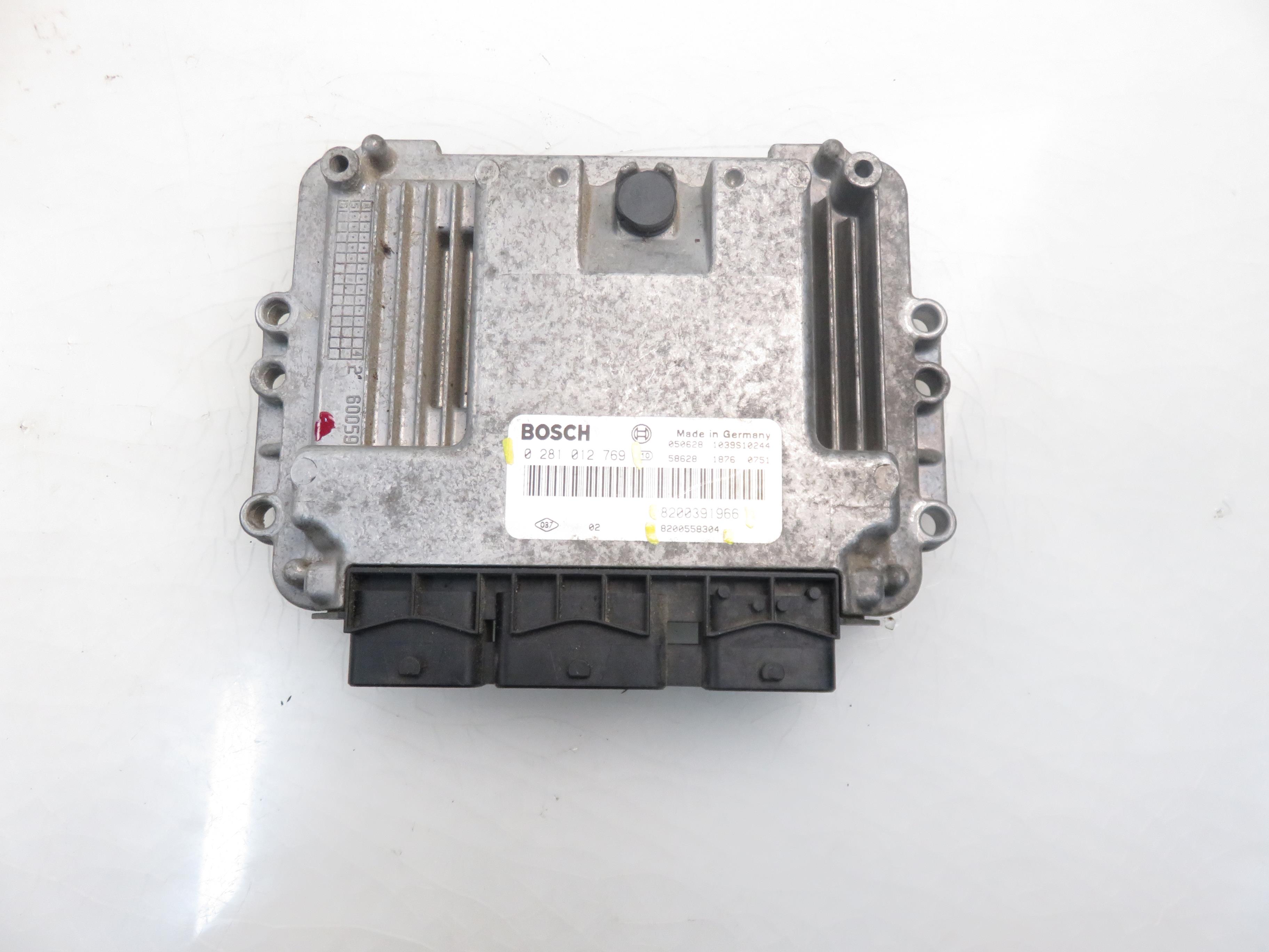 RENAULT Scenic 2 generation (2003-2010) Control Unit 8200558304, 8200391966, 0281012769 21229198