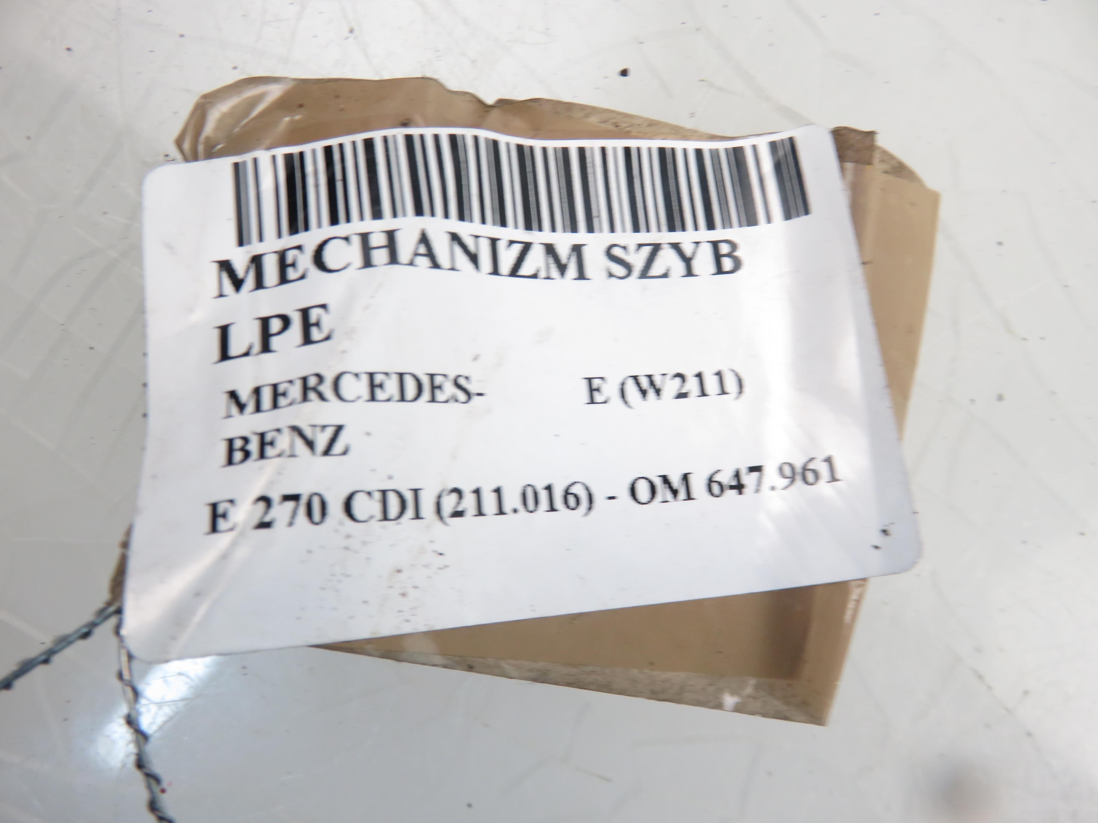 MERCEDES-BENZ E-Class W211/S211 (2002-2009) Bal első ajtó ablakemelője 2117200146,2118202942 21230560