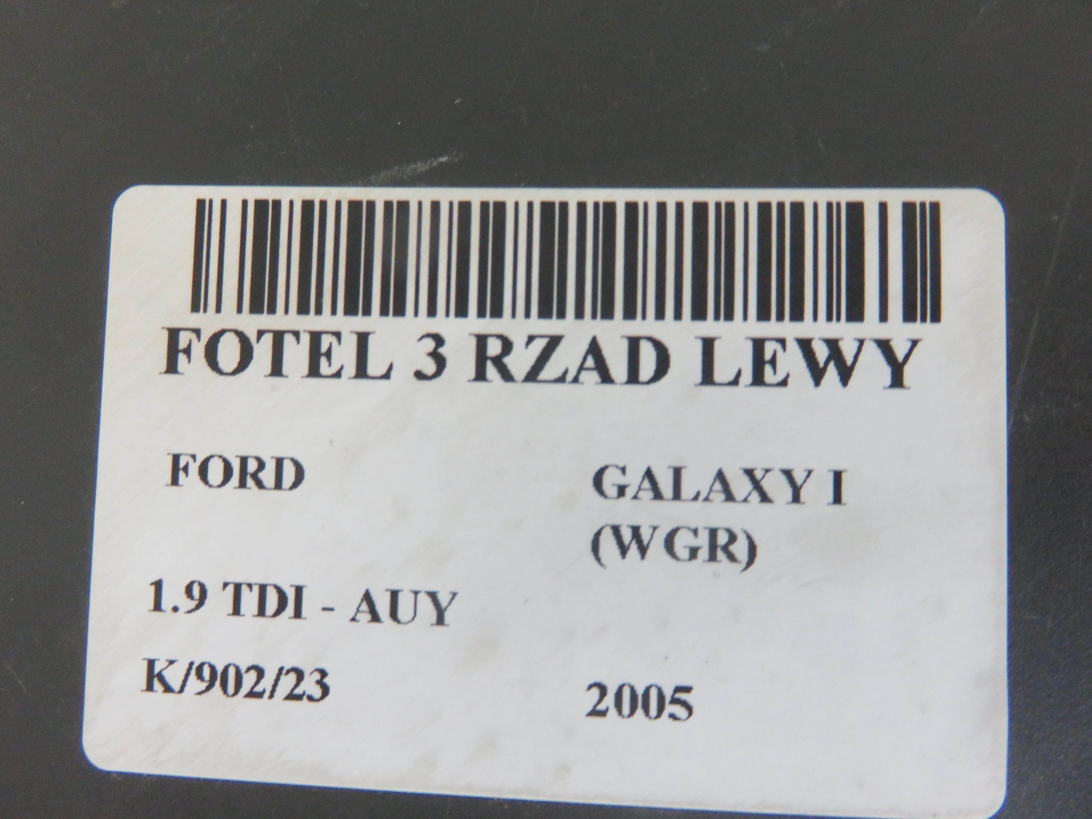 FORD Galaxy 1 generation (1995-2006) Seat 20839806