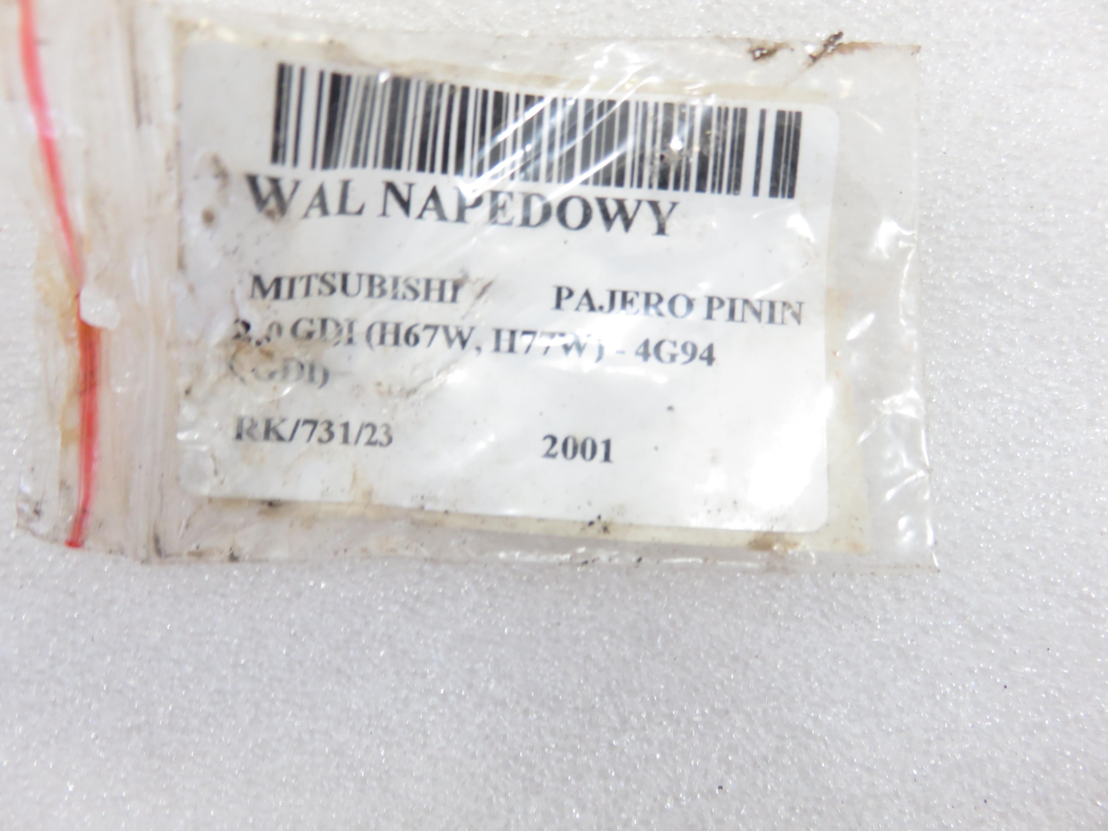 MITSUBISHI Pajero Pinin 1 generation (1998-2006) Propaksel 21437442