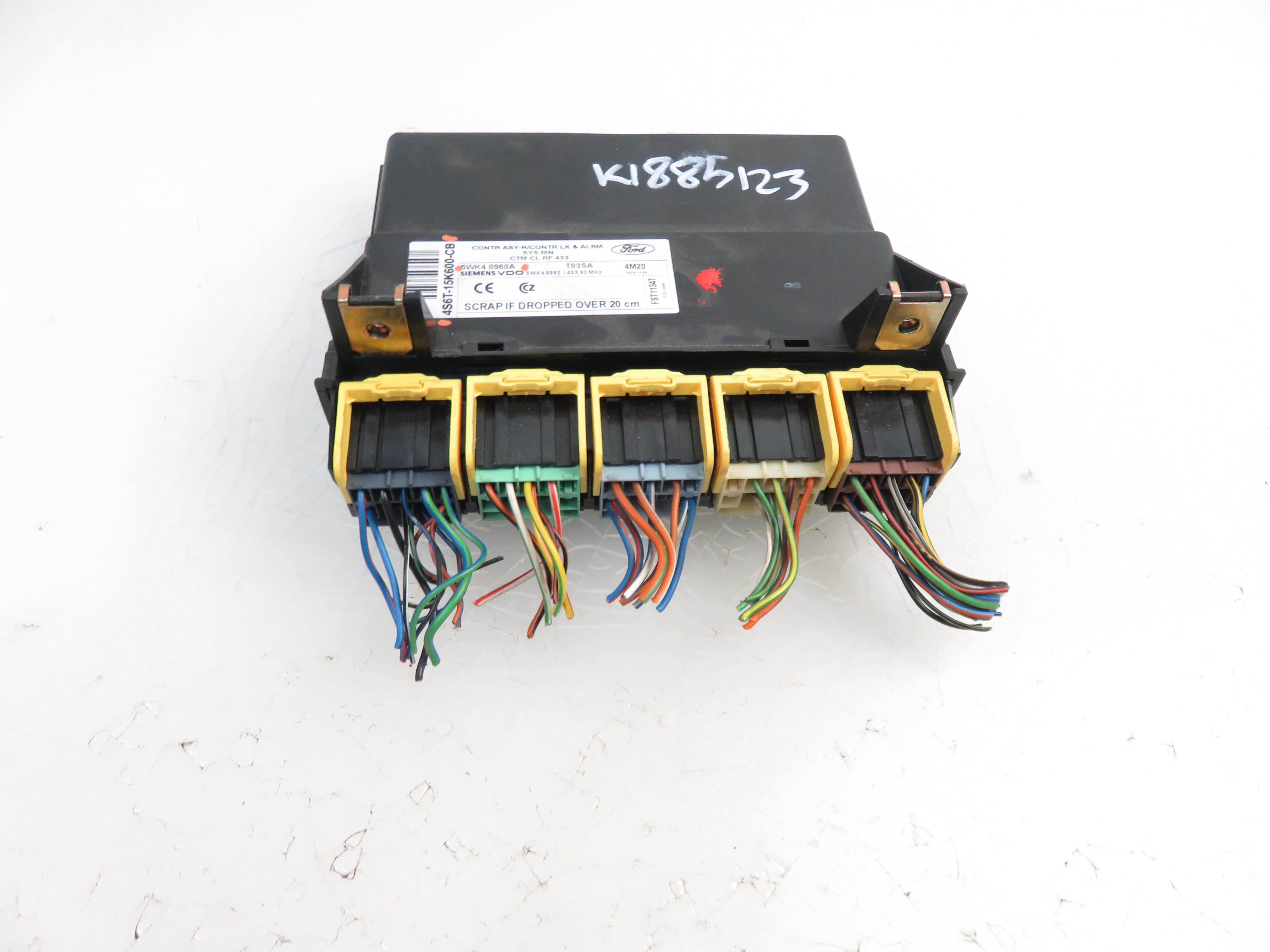 FORD Fiesta 5 generation (2001-2010) Comfort Control Unit 4S6T15K600CB, 5WK48968A 21232376