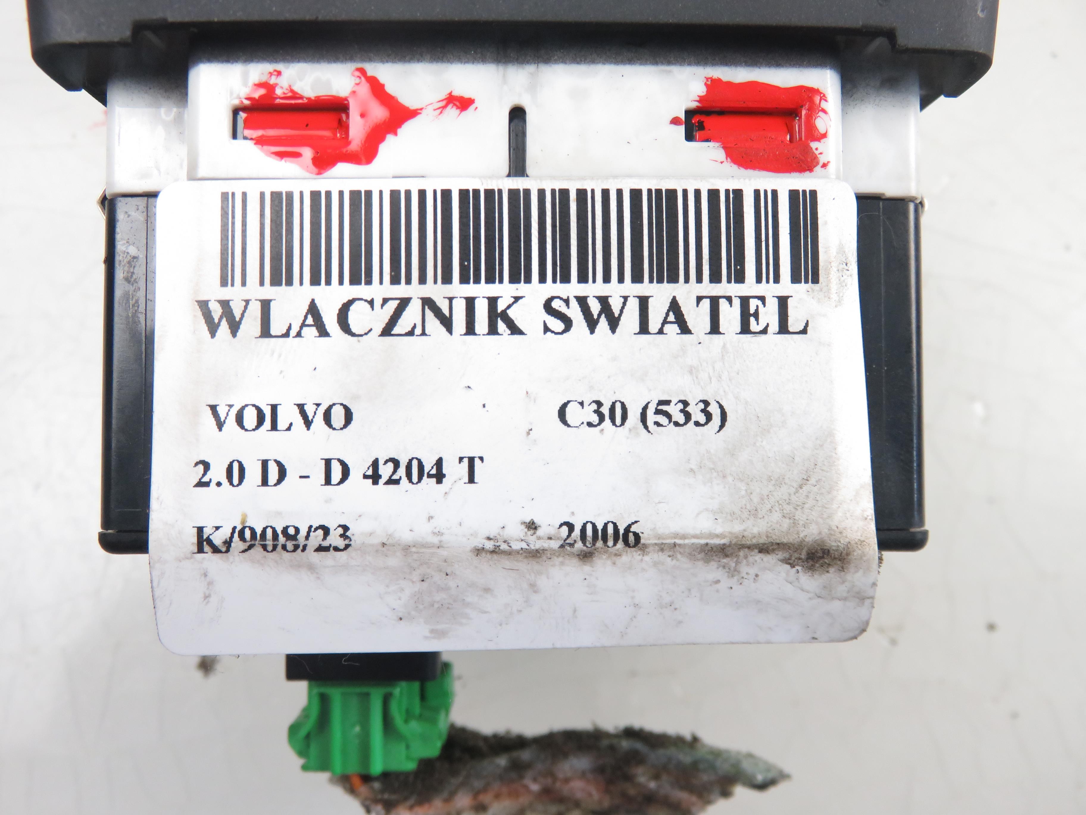 VOLVO C30 1 generation (2006-2013) Unité de commande de commutateur de phare 30739299 22022827