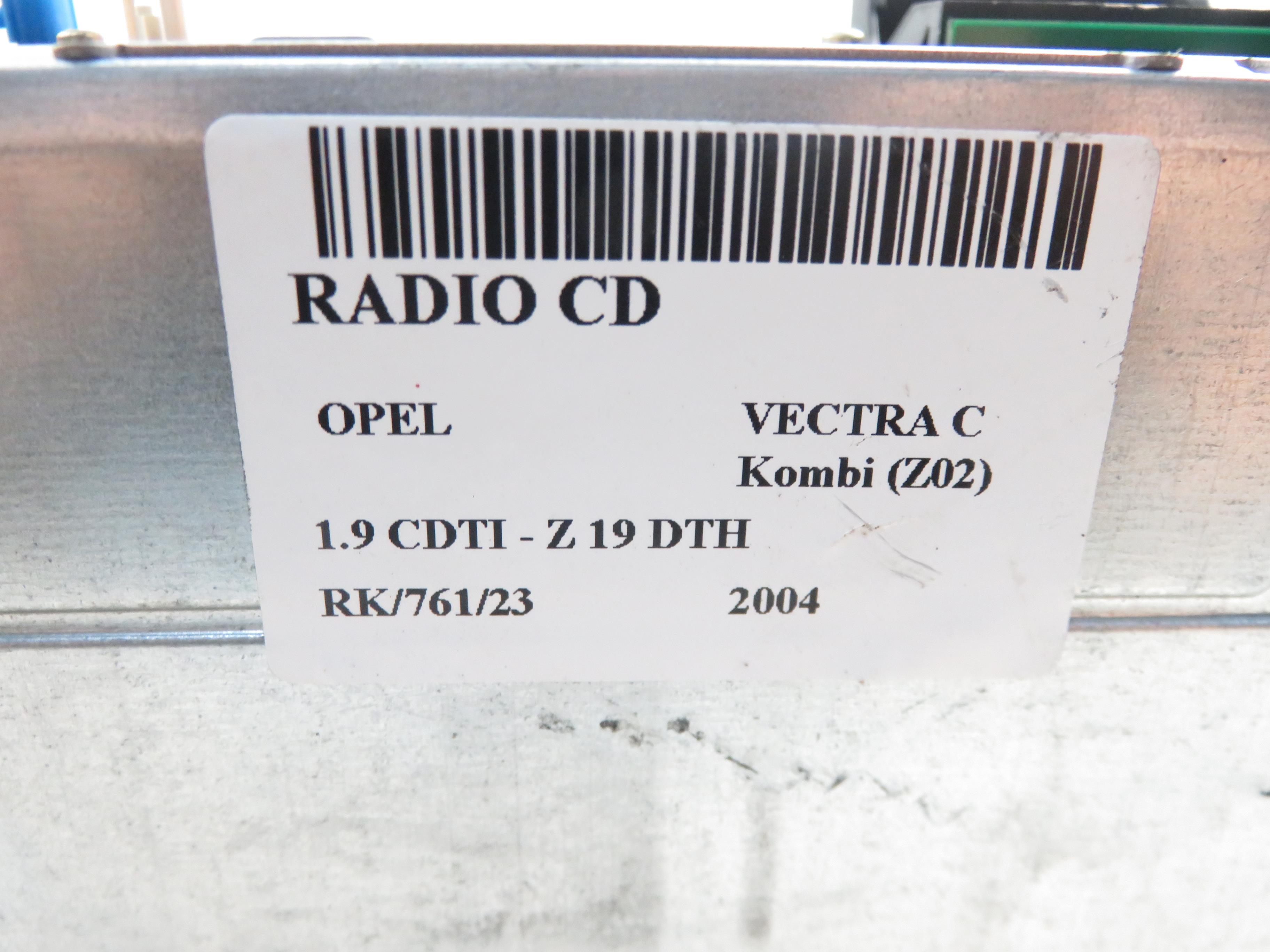 OPEL Vectra C (2002-2005) Автомагнитола без навигации 13113150, 24461297 21351682