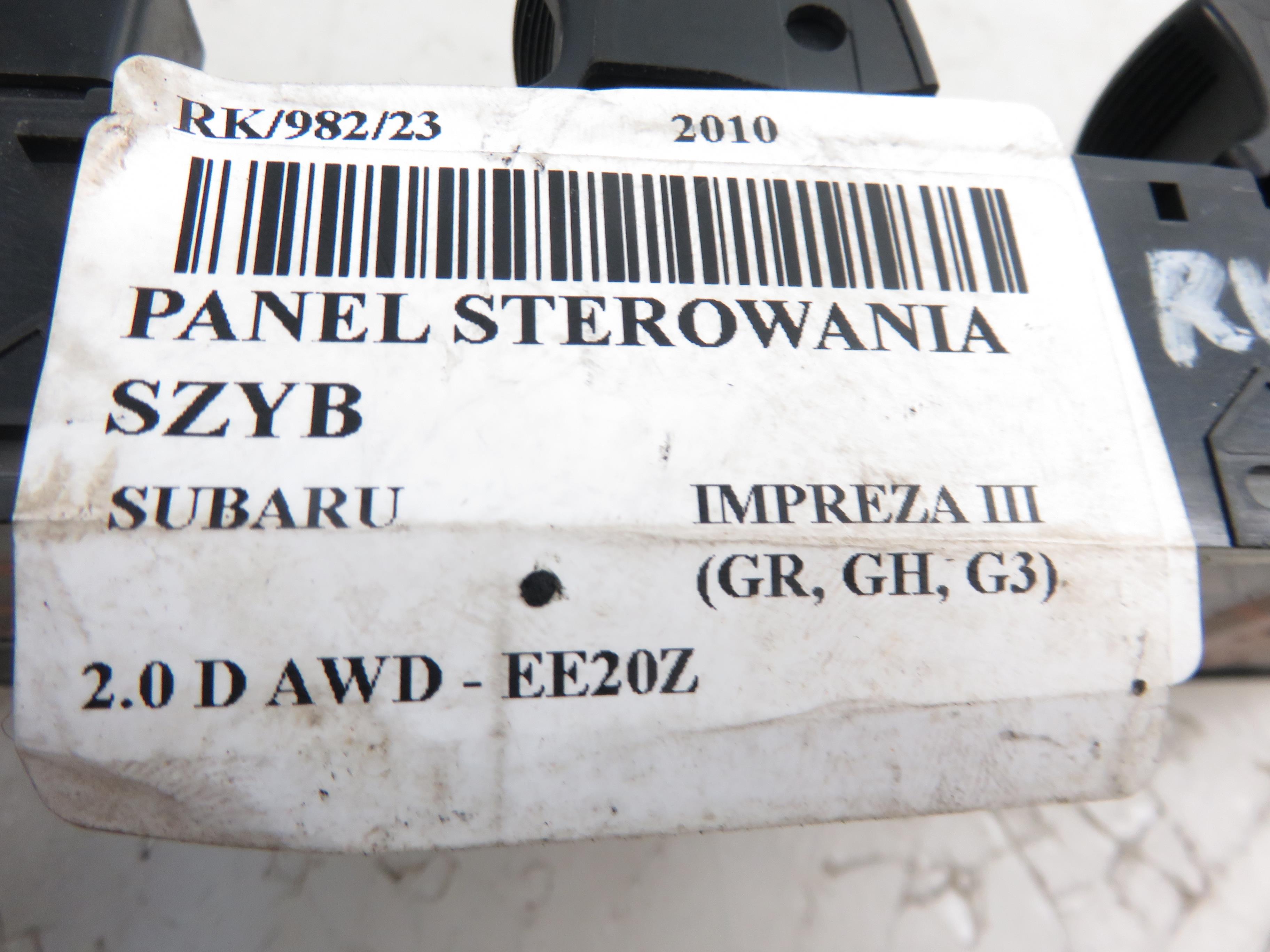 SUBARU Impreza 3 generation (2007-2014) Кнопка стеклоподъемника передней левой двери 24256614