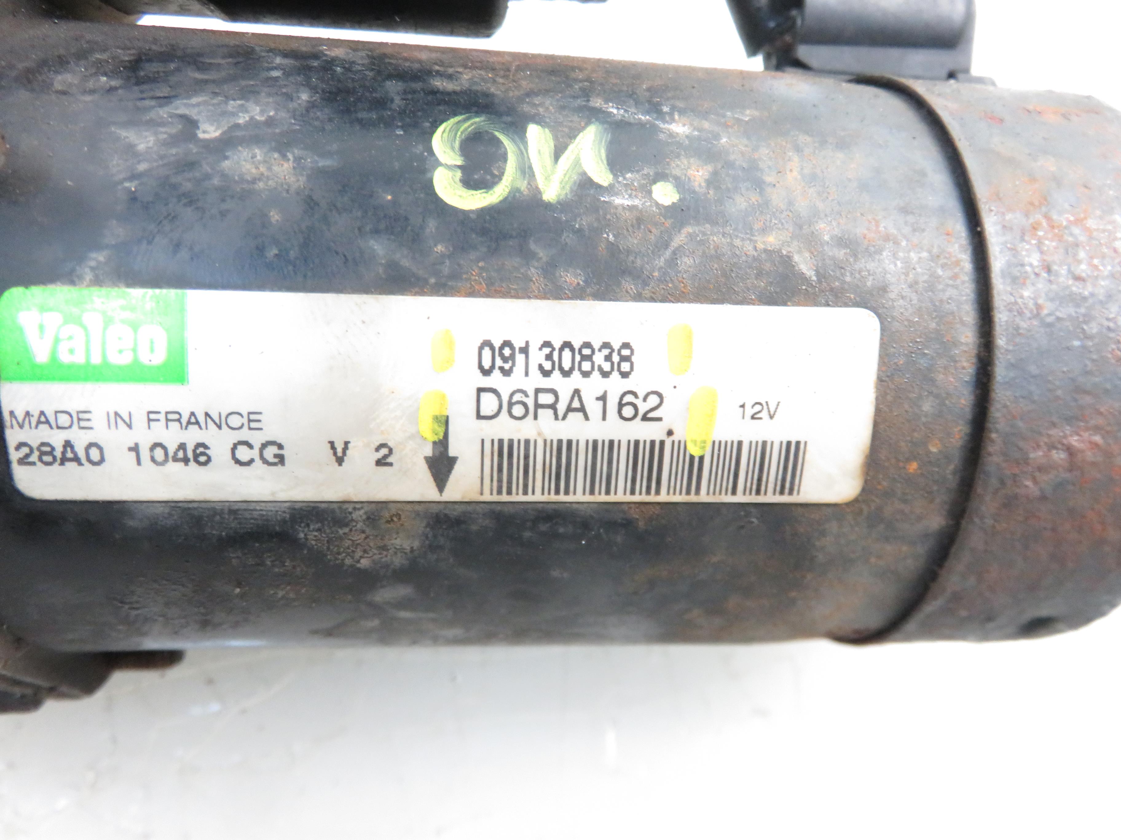 OPEL Astra G (1998-2009) Starter Motor 09130838, D6RA162 21459548