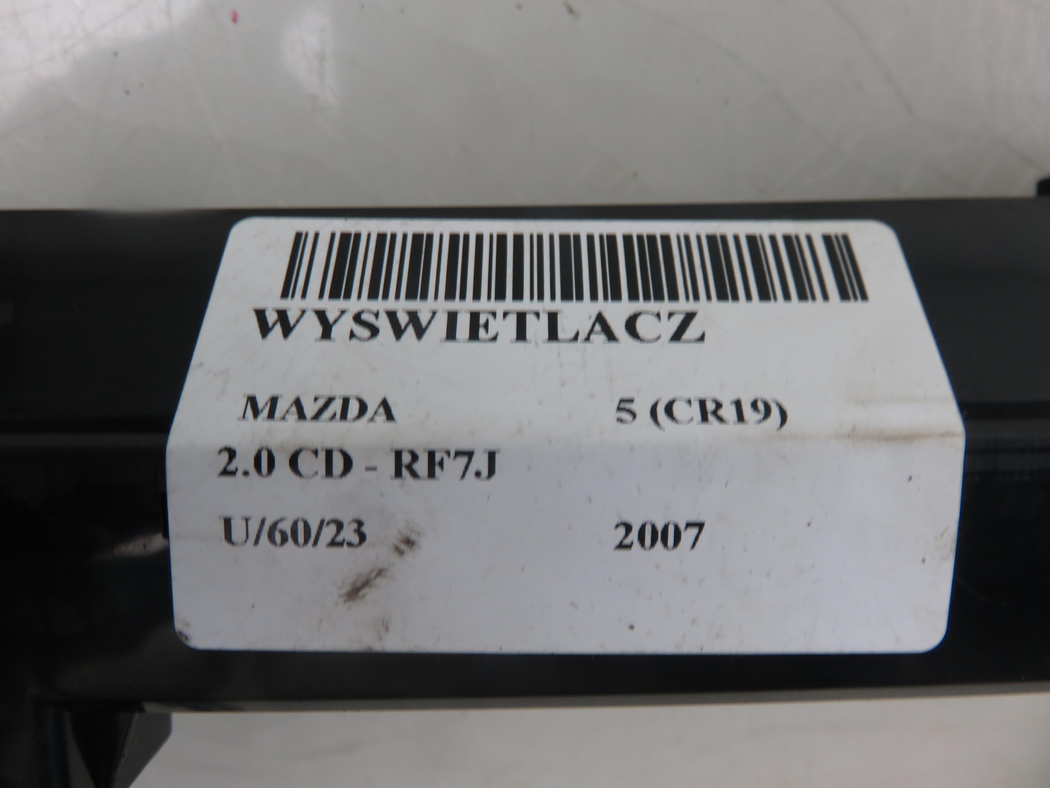 MAZDA 5 1 generation (2005-2010) Navigációs kijelző CC33B 21572220