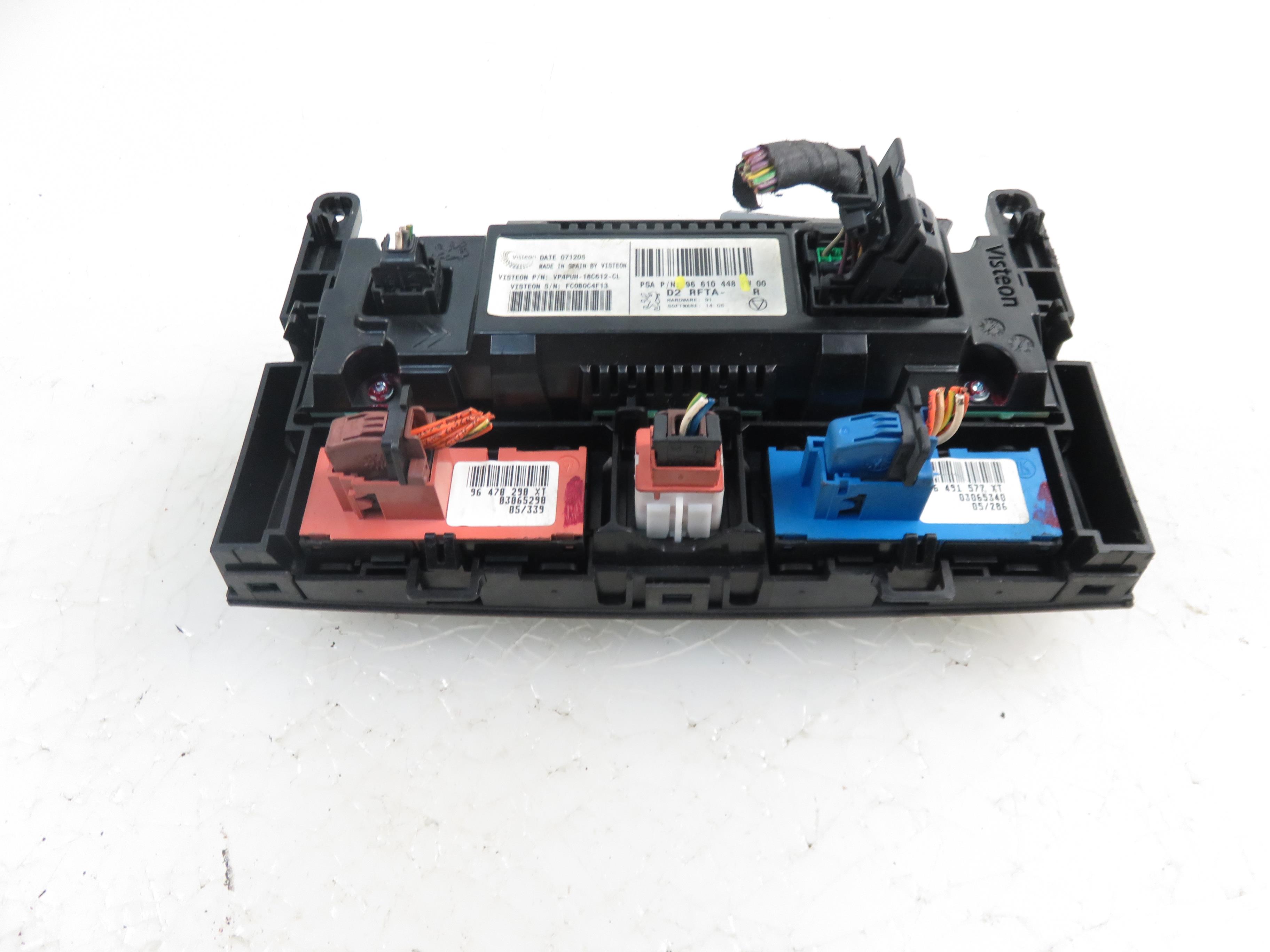 PEUGEOT 407 1 generation (2004-2010) Climate  Control Unit 96610448, 96470290XT, 96491577XT 21891292