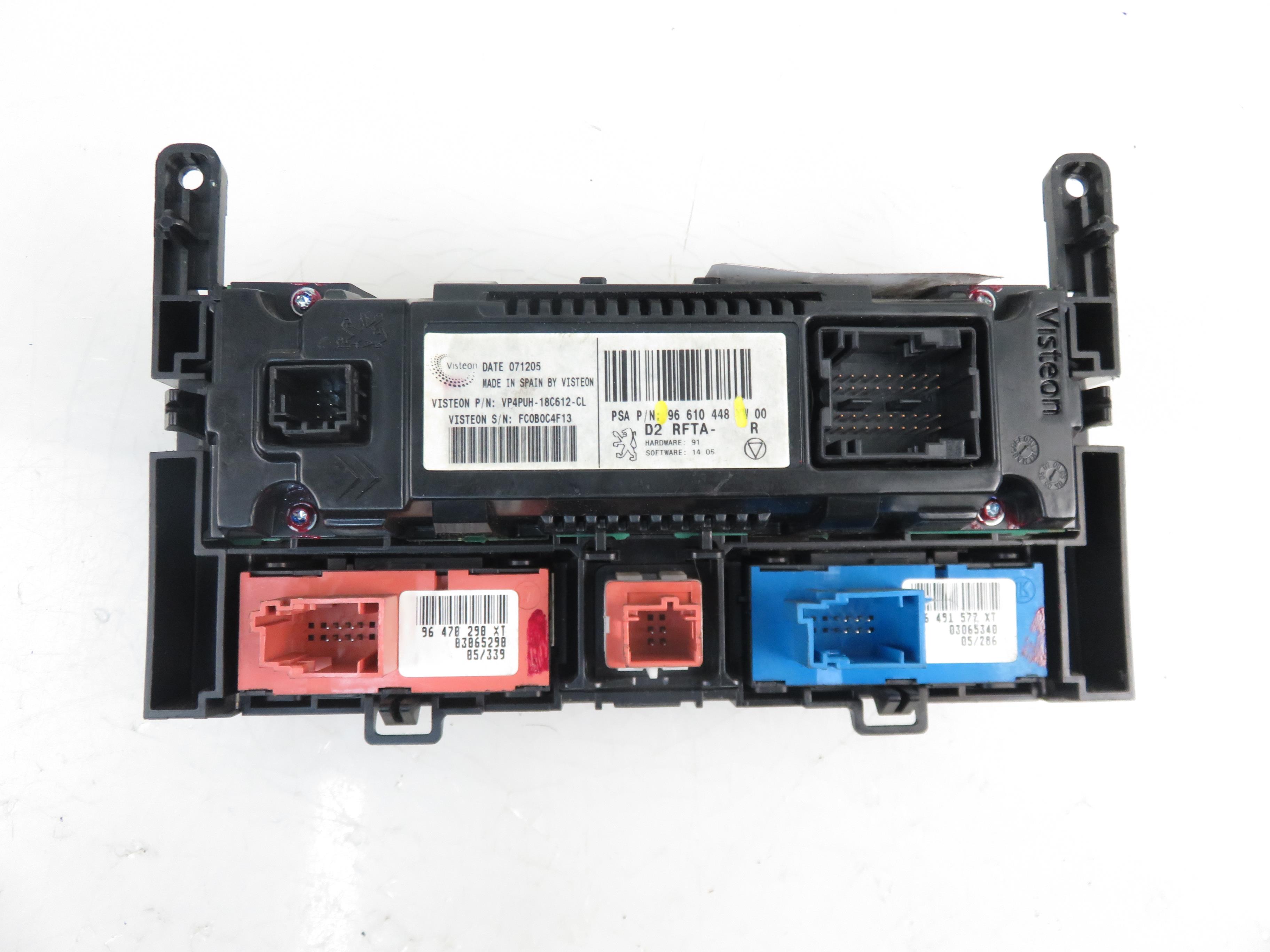 PEUGEOT 407 1 generation (2004-2010) Climate  Control Unit 96610448, 96470290XT, 96491577XT 21891292