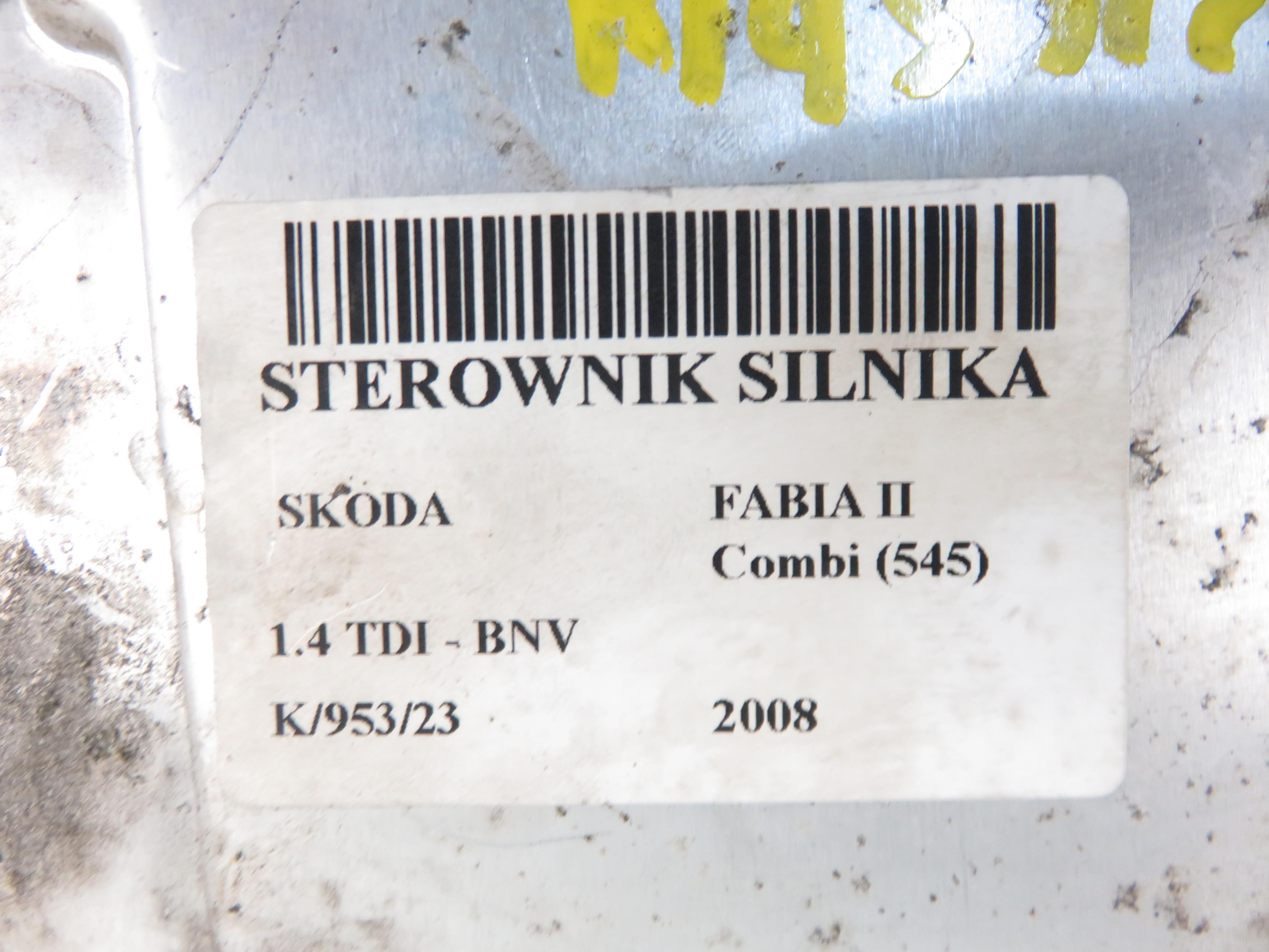 SKODA Fabia 2 generation  (2010-2014) Styreenhed 045906019CD,0281012749 21708309