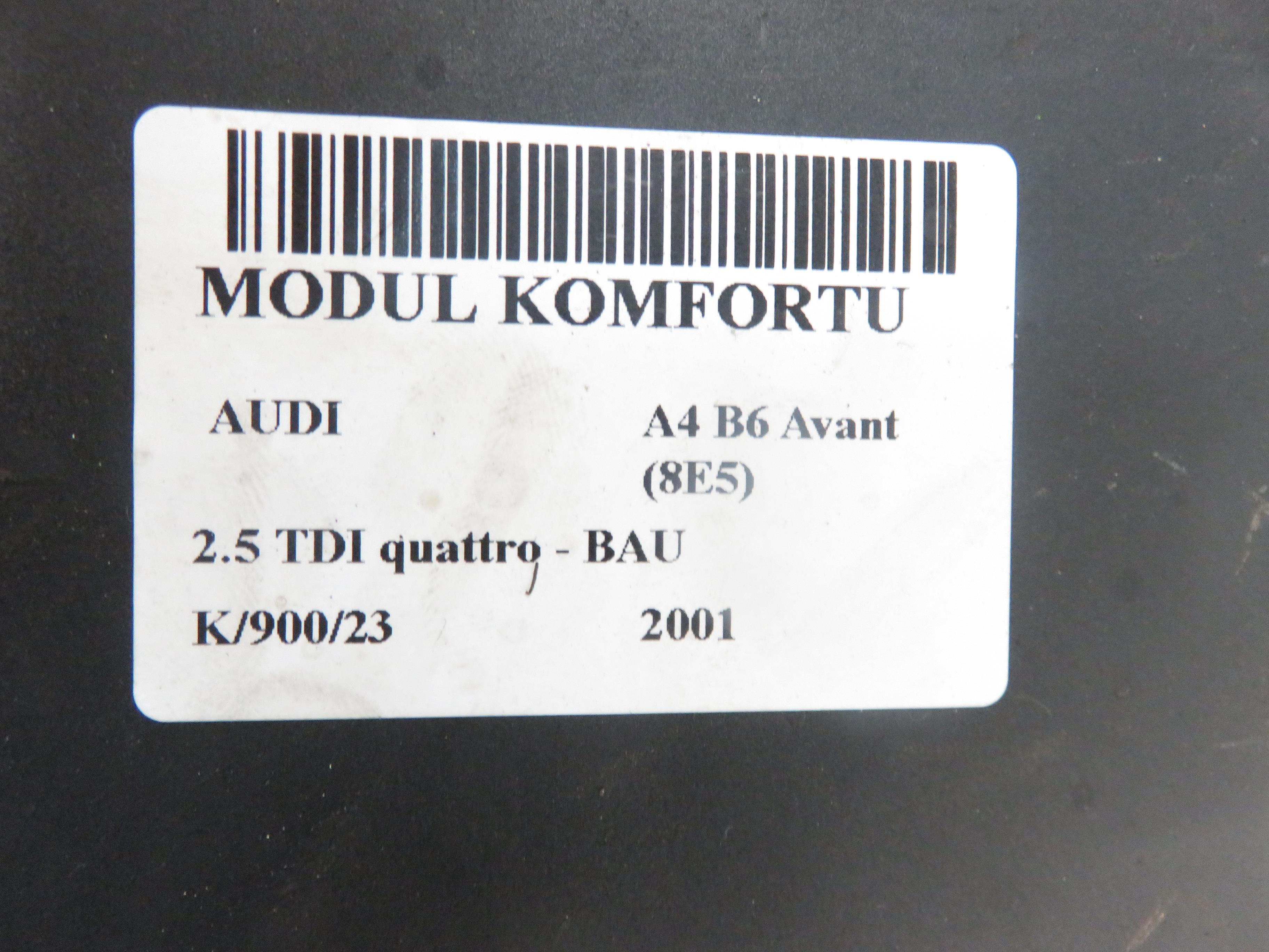 AUDI A4 B6/8E (2000-2005) Komforto valdymo blokas 8E0959433AS 21656079
