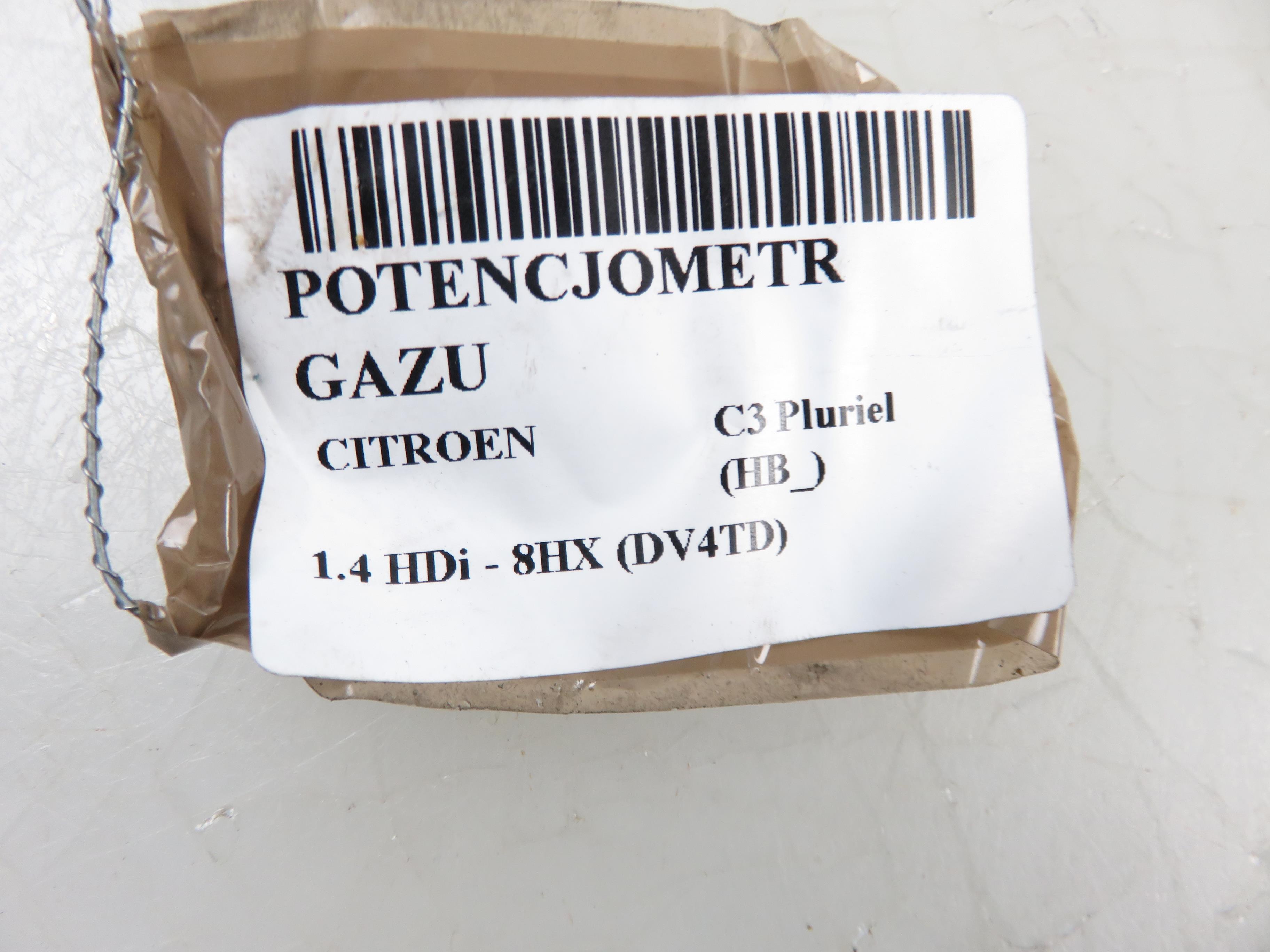 CITROËN C3 1 generation (2002-2010) Педаль газа F00C3E2429, 0280752251, 9646702180 21708924