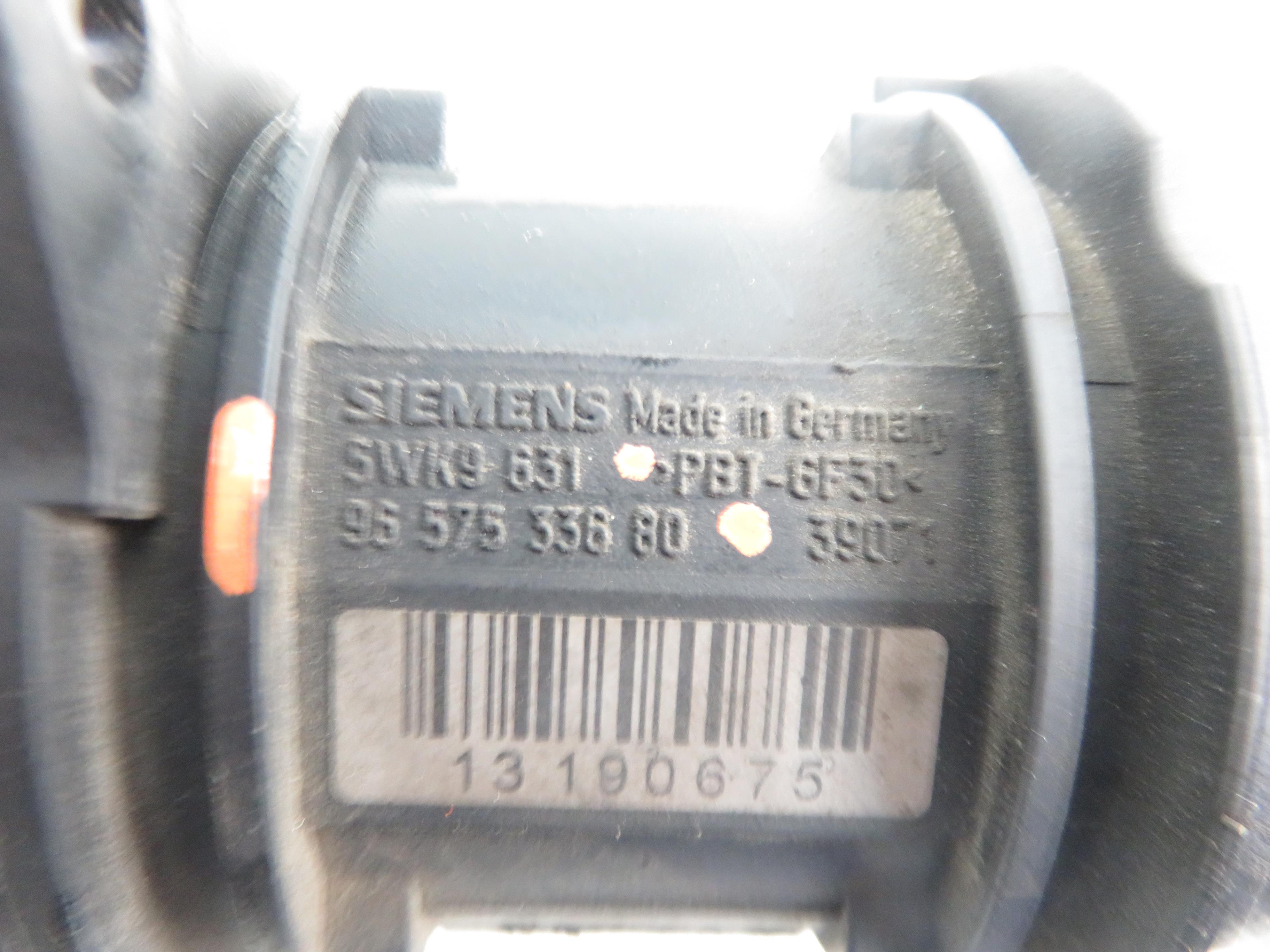 FORD Fiesta 5 generation (2001-2010) Masseluftstrømsensor MAF 5WK9631,9657533680 22151306