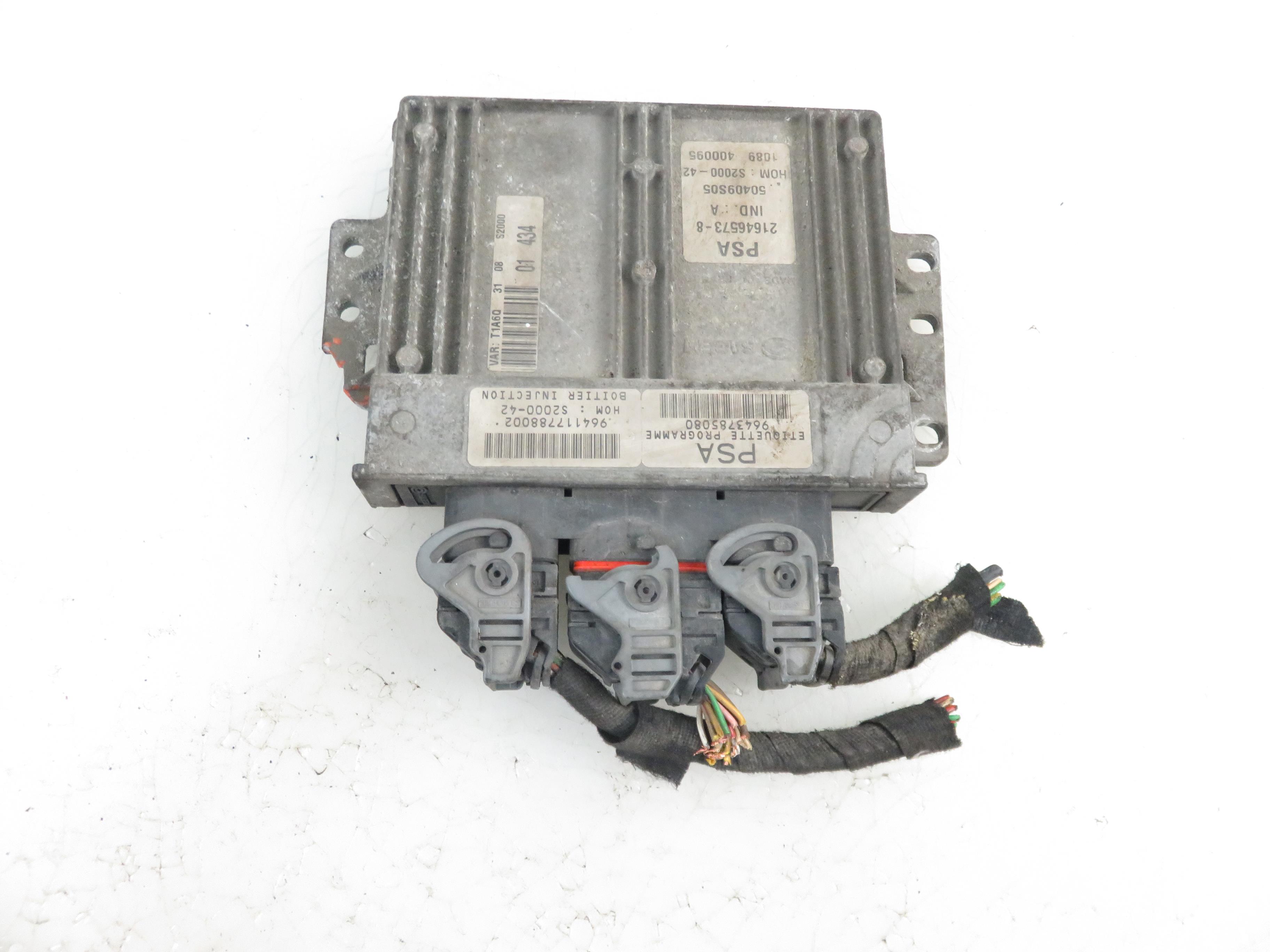 PEUGEOT 206 1 generation (1998-2009) Kompiuteris 9643785080 21778659